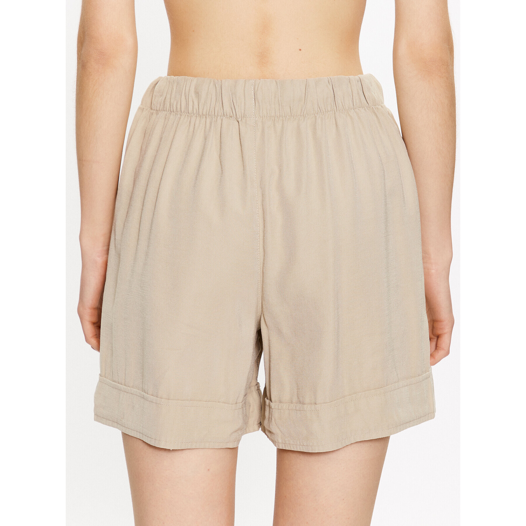 ONLY Шорти от плат 15291256 Сив Regular Fit - Pepit.bg