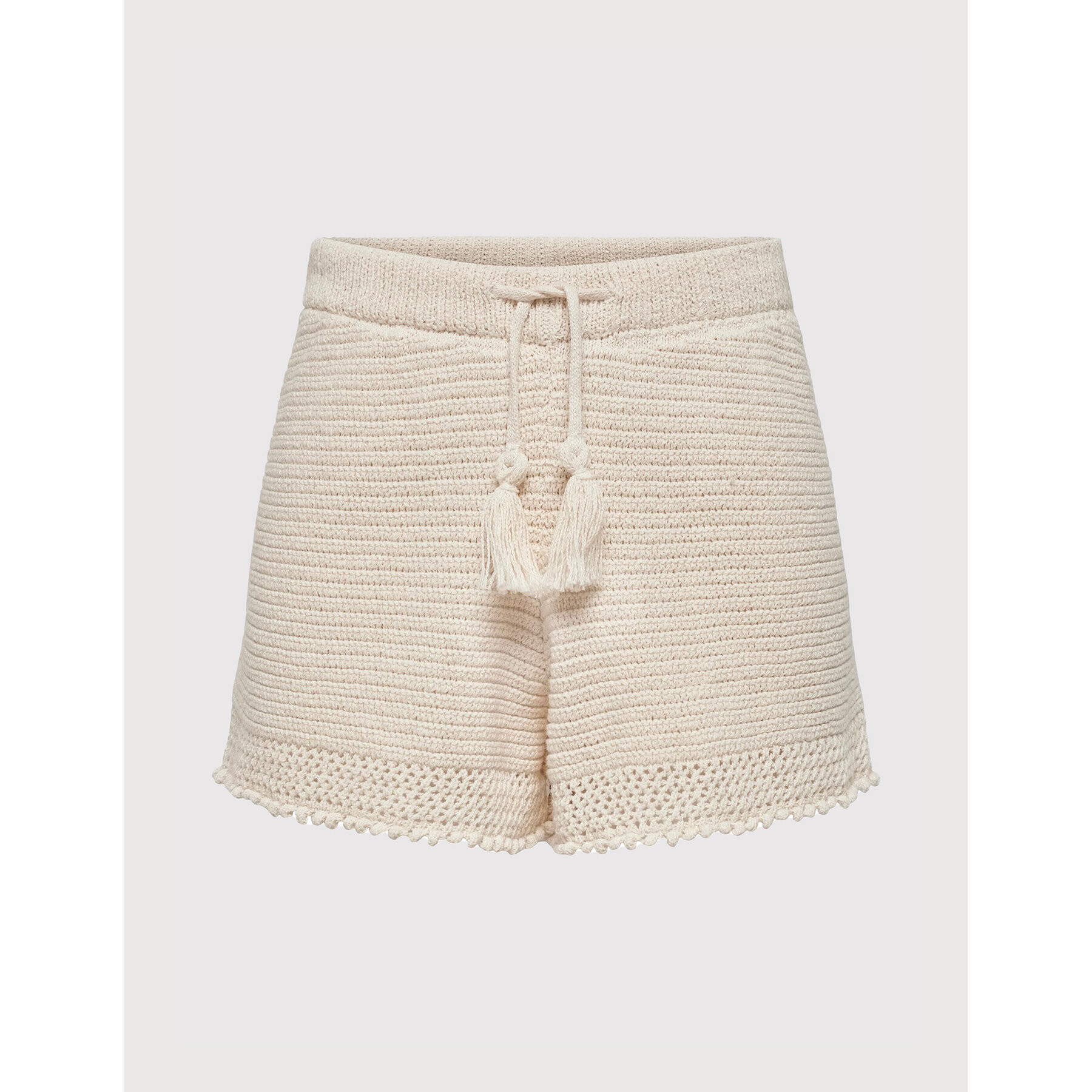 ONLY Шорти от плат Summer 15256565 Бежов Regular Fit - Pepit.bg