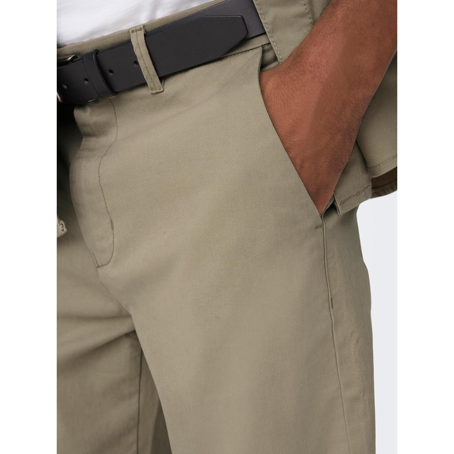Only & Sons Чино панталони 22020400 Бежов Regular Fit - Pepit.bg