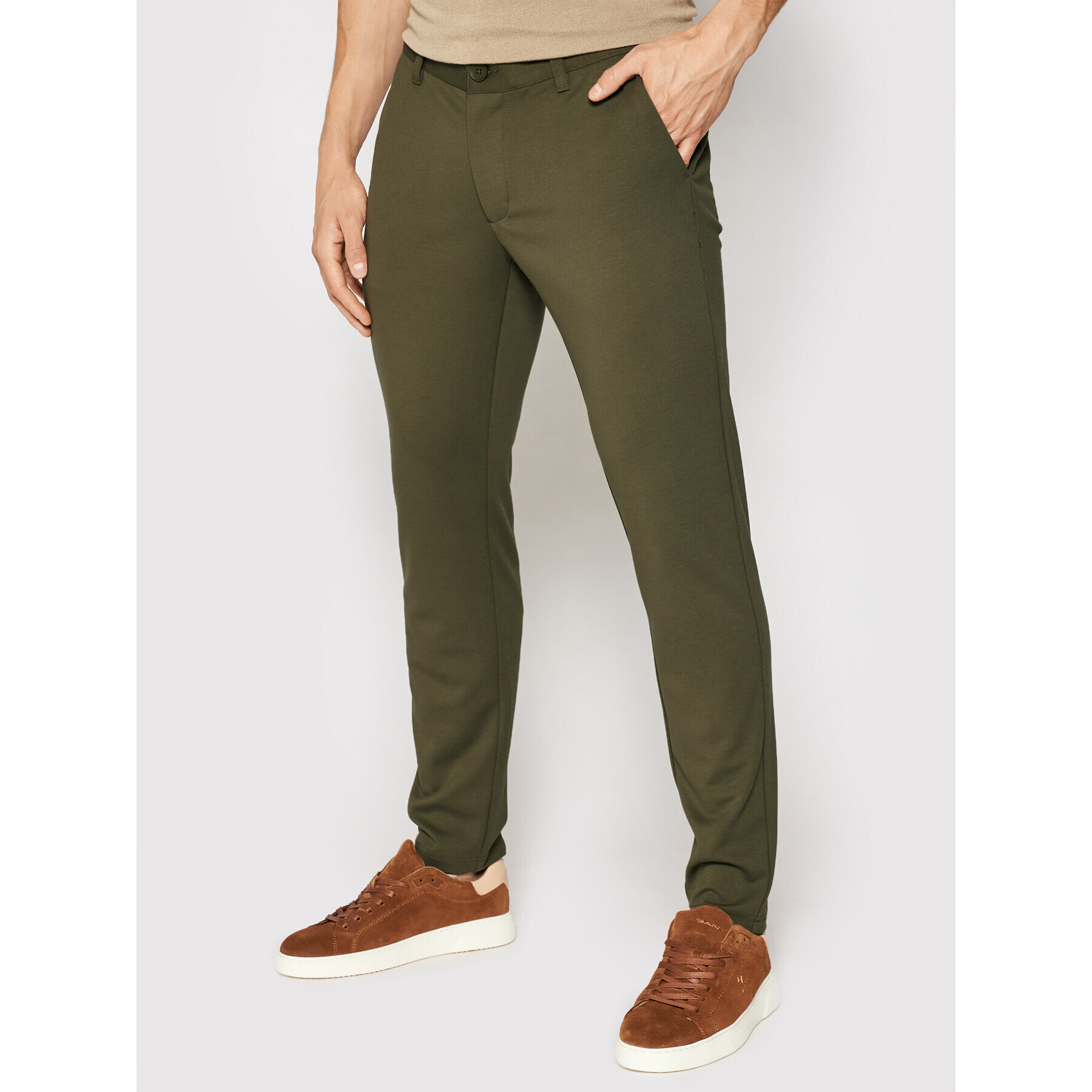 Only & Sons Чино панталони Mark 22010209 Зелен Slim Fit - Pepit.bg