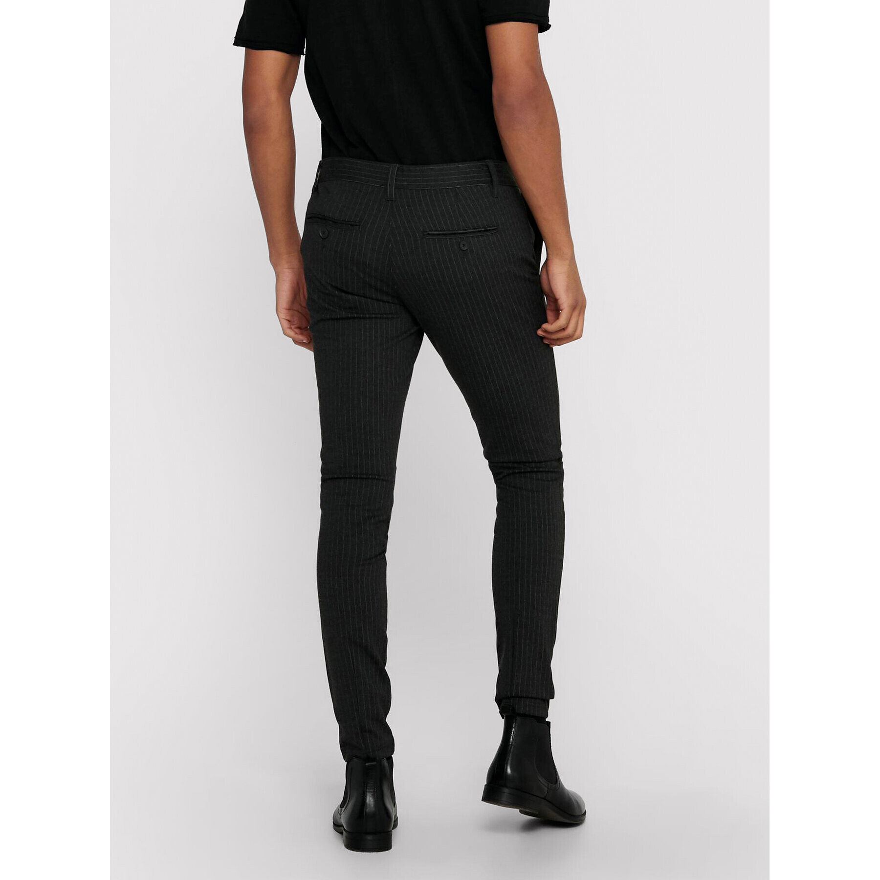 Only & Sons Чино панталони Mark 22013727 Сив Slim Fit - Pepit.bg