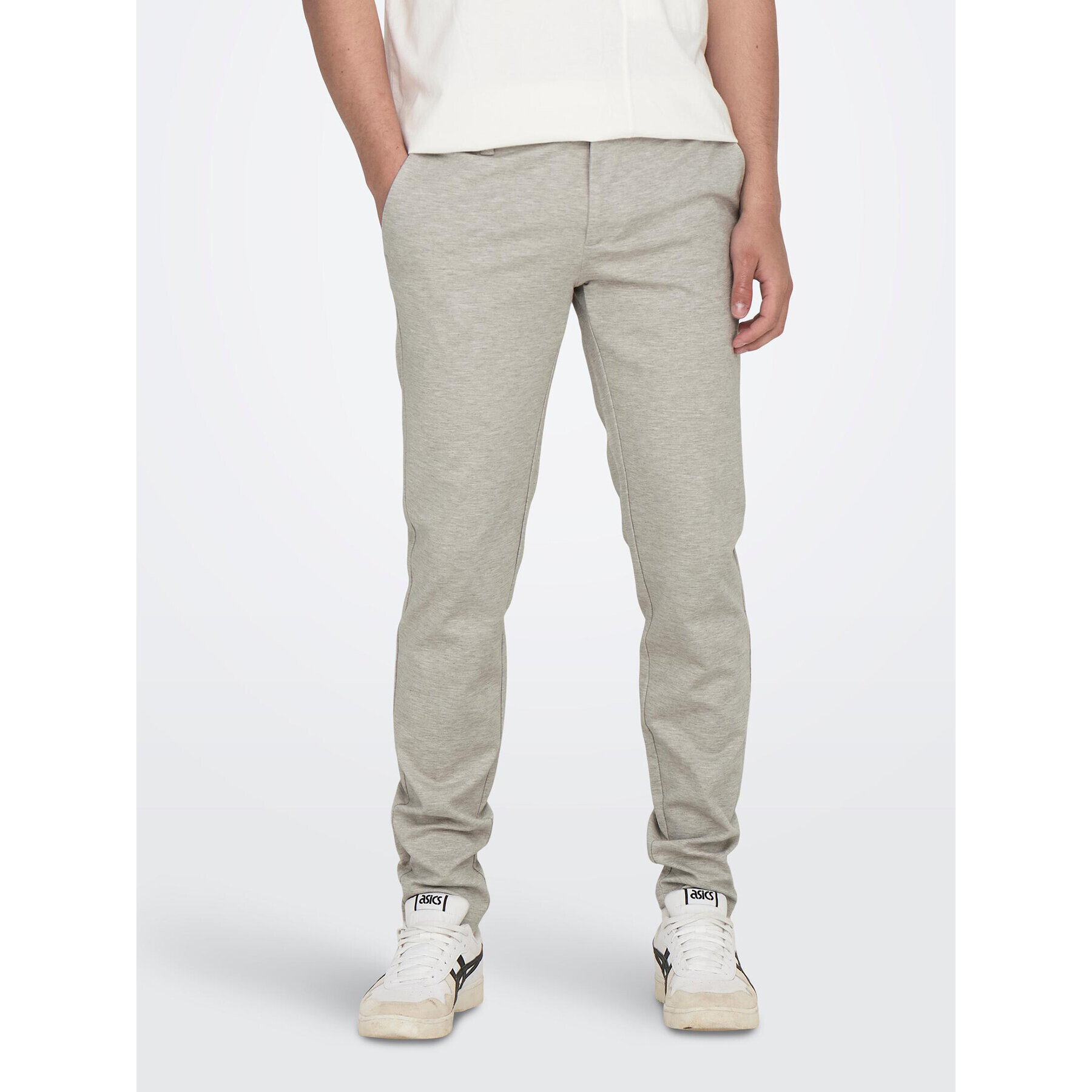 Only & Sons Чино панталони Mark 22026326 Сив Slim Fit - Pepit.bg