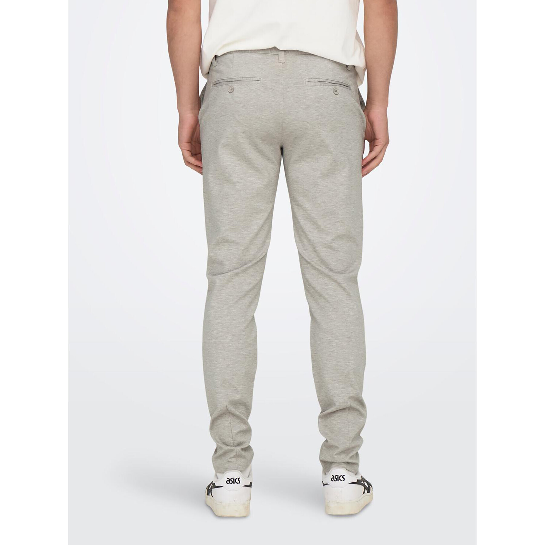 Only & Sons Чино панталони Mark 22026326 Сив Slim Fit - Pepit.bg