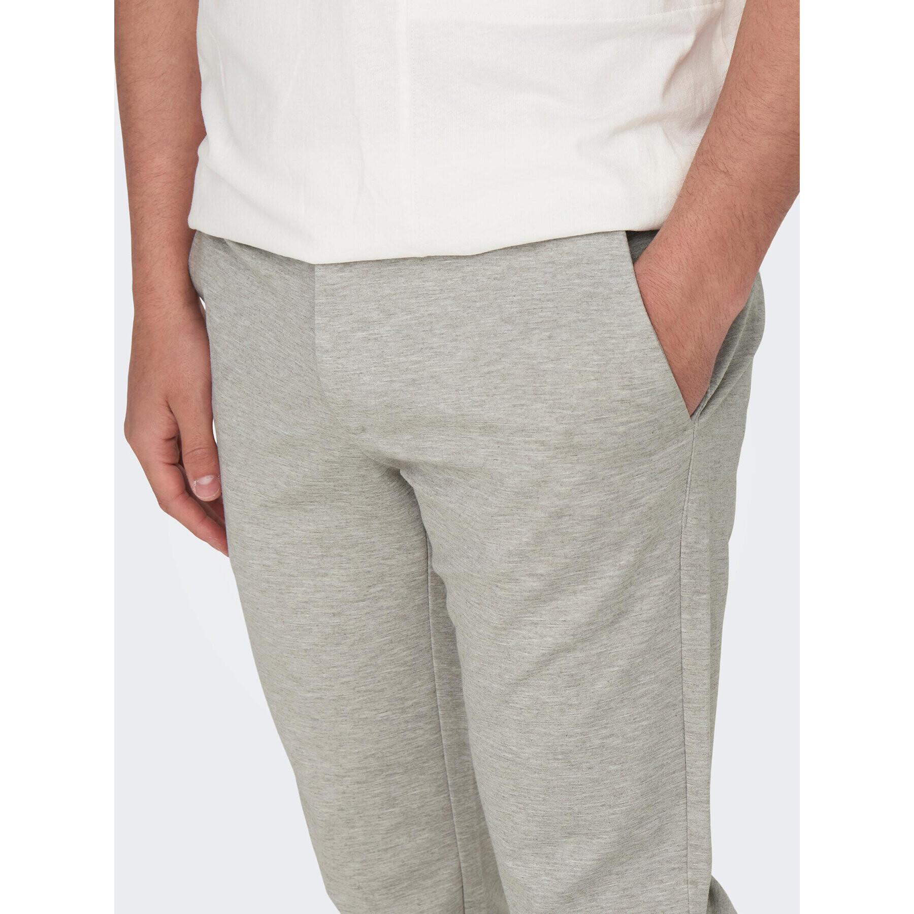 Only & Sons Чино панталони Mark 22026326 Сив Slim Fit - Pepit.bg