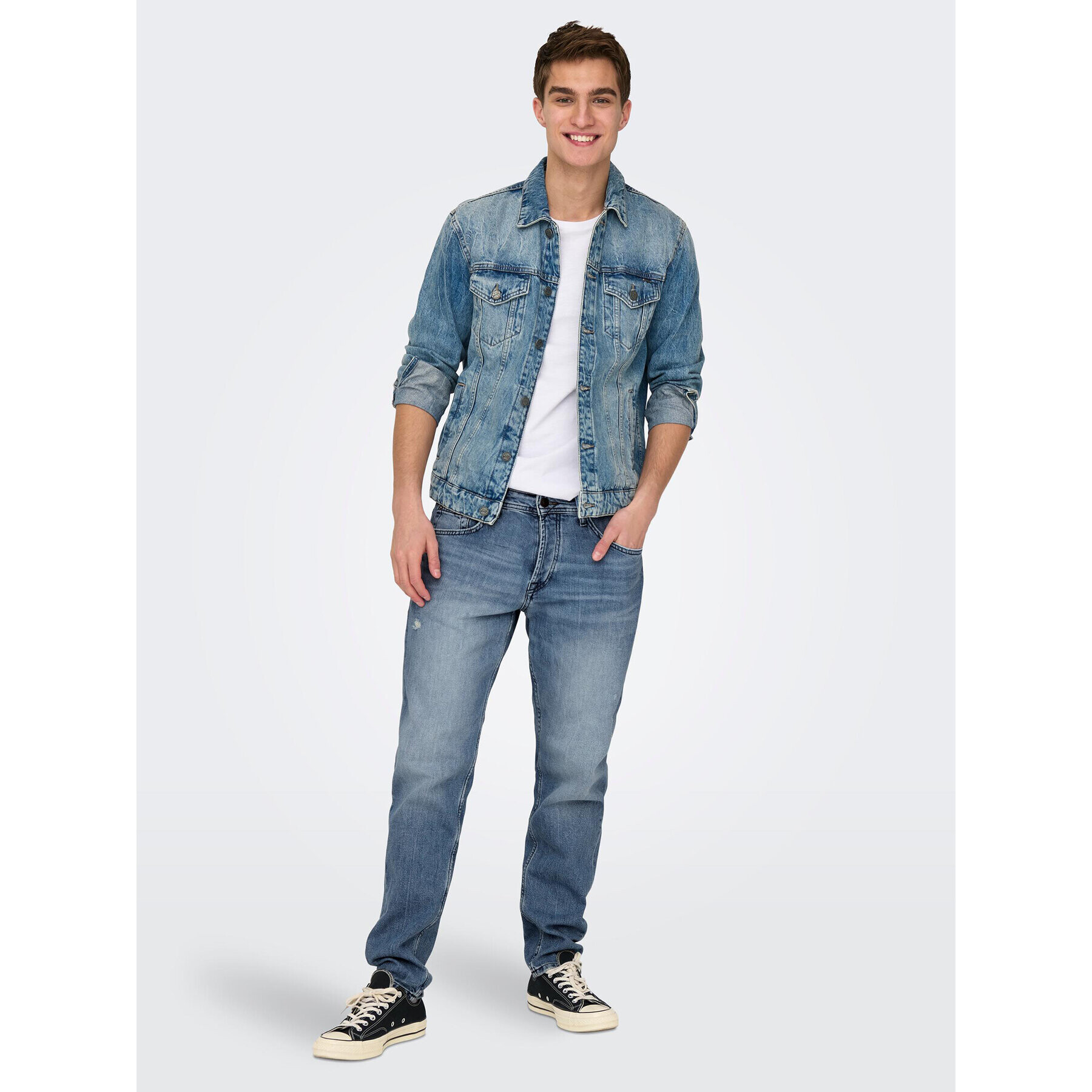 Only & Sons Дънки Avi 22023024 Син Regular Fit - Pepit.bg