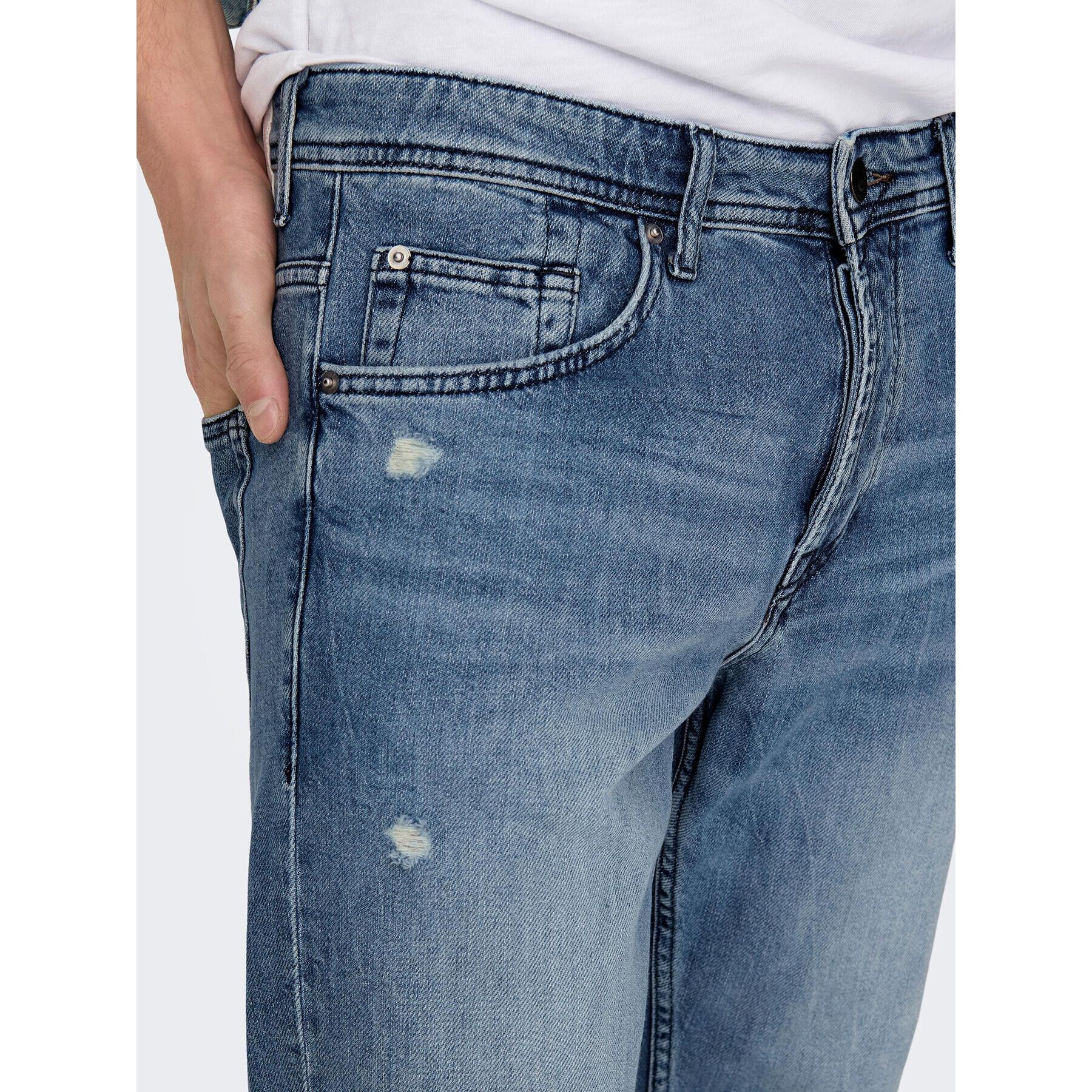 Only & Sons Дънки Avi 22023024 Син Regular Fit - Pepit.bg