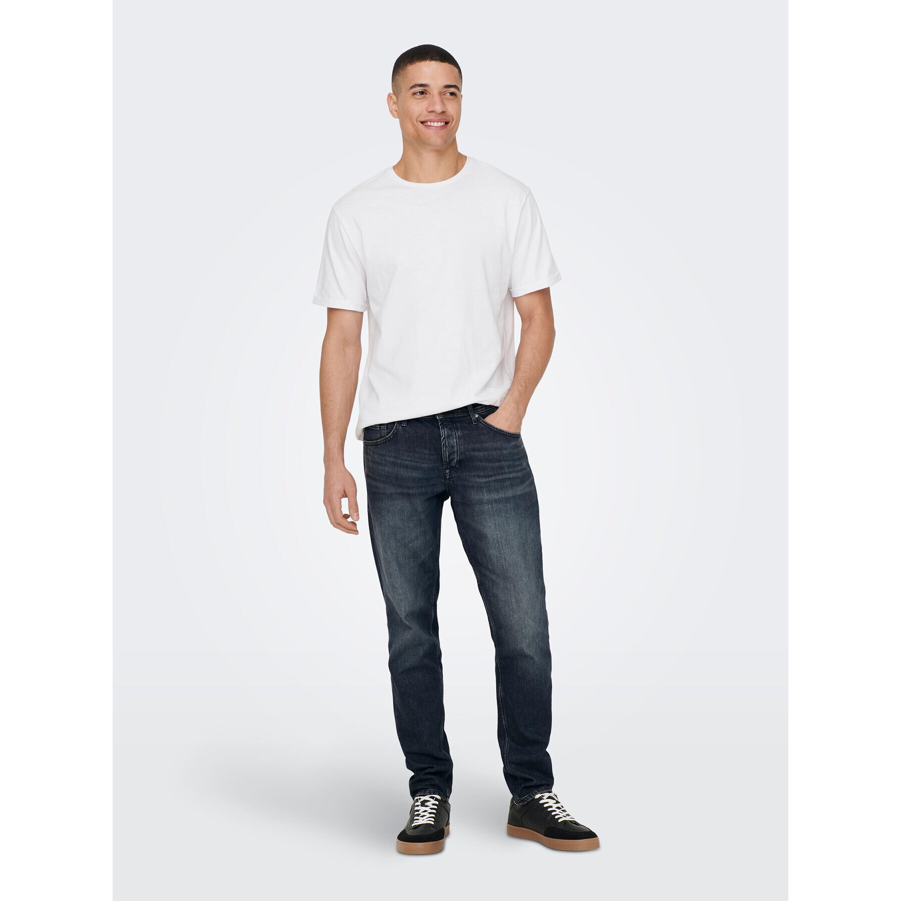 Only & Sons Дънки Avi 22023026 Тъмносин Relaxed Fit - Pepit.bg