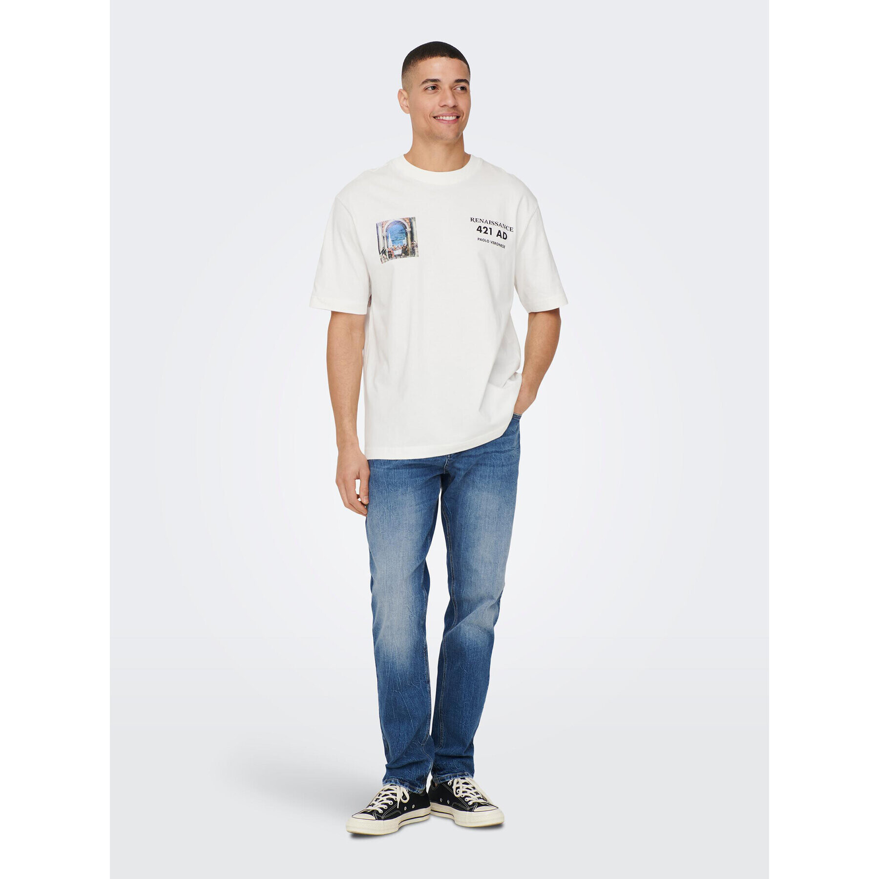 Only & Sons Дънки Avi 22024935 Тъмносин Regular Fit - Pepit.bg