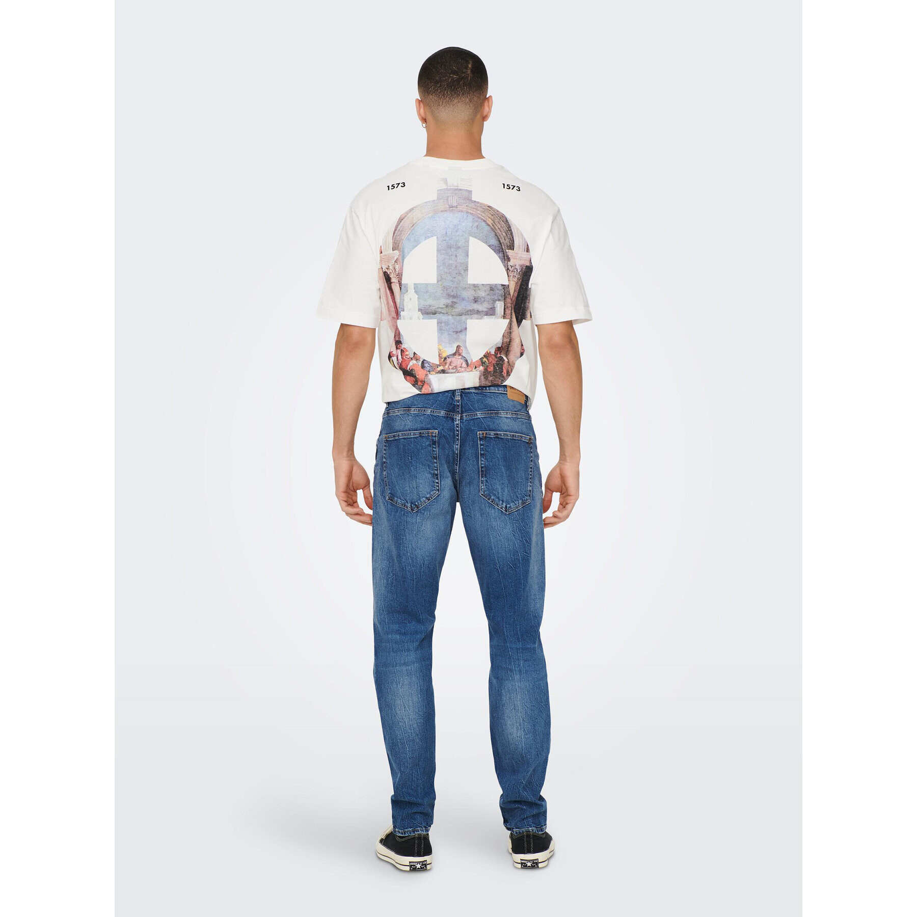 Only & Sons Дънки Avi 22024935 Тъмносин Regular Fit - Pepit.bg