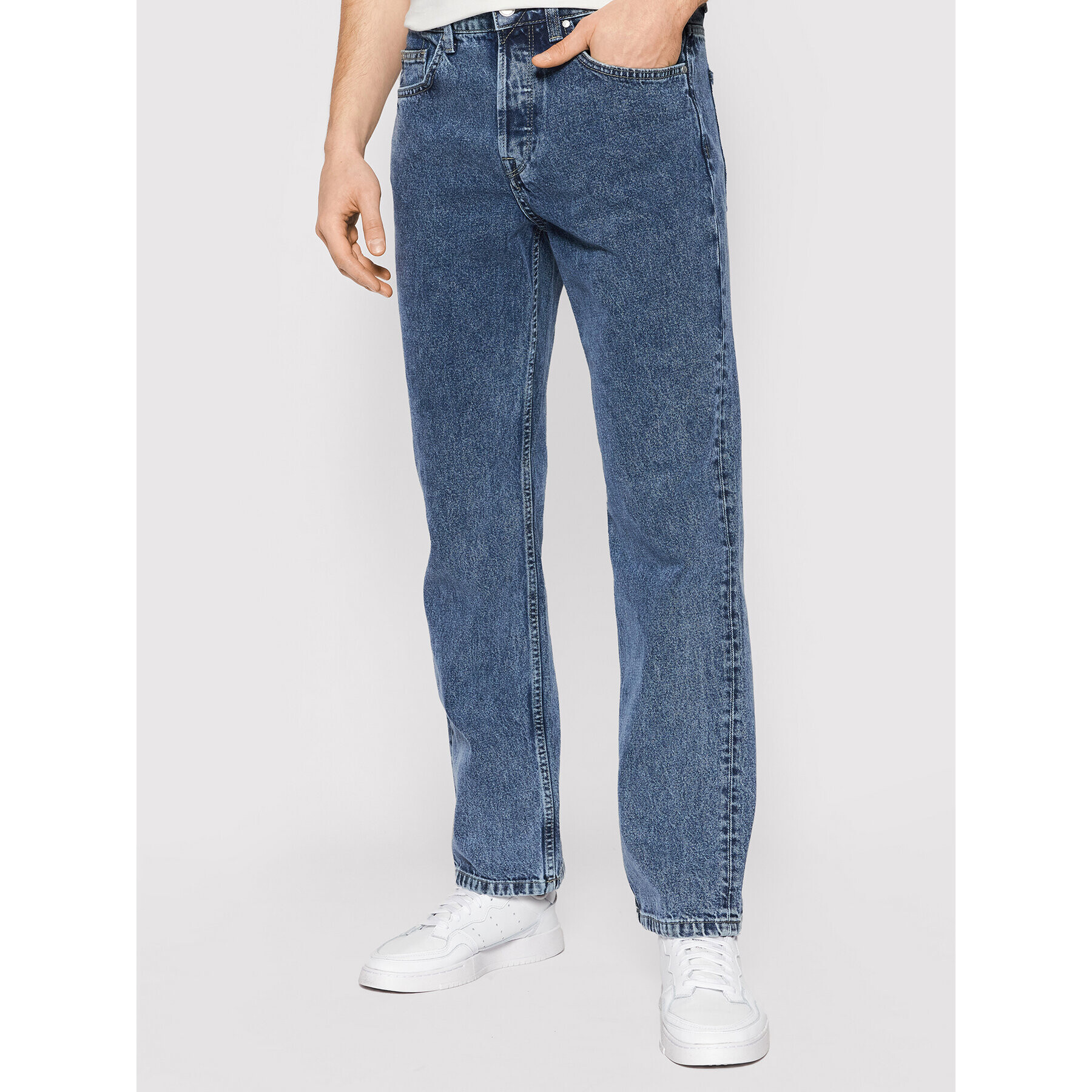 Only & Sons Дънки Edge 22022399 Тъмносин Loose Fit - Pepit.bg