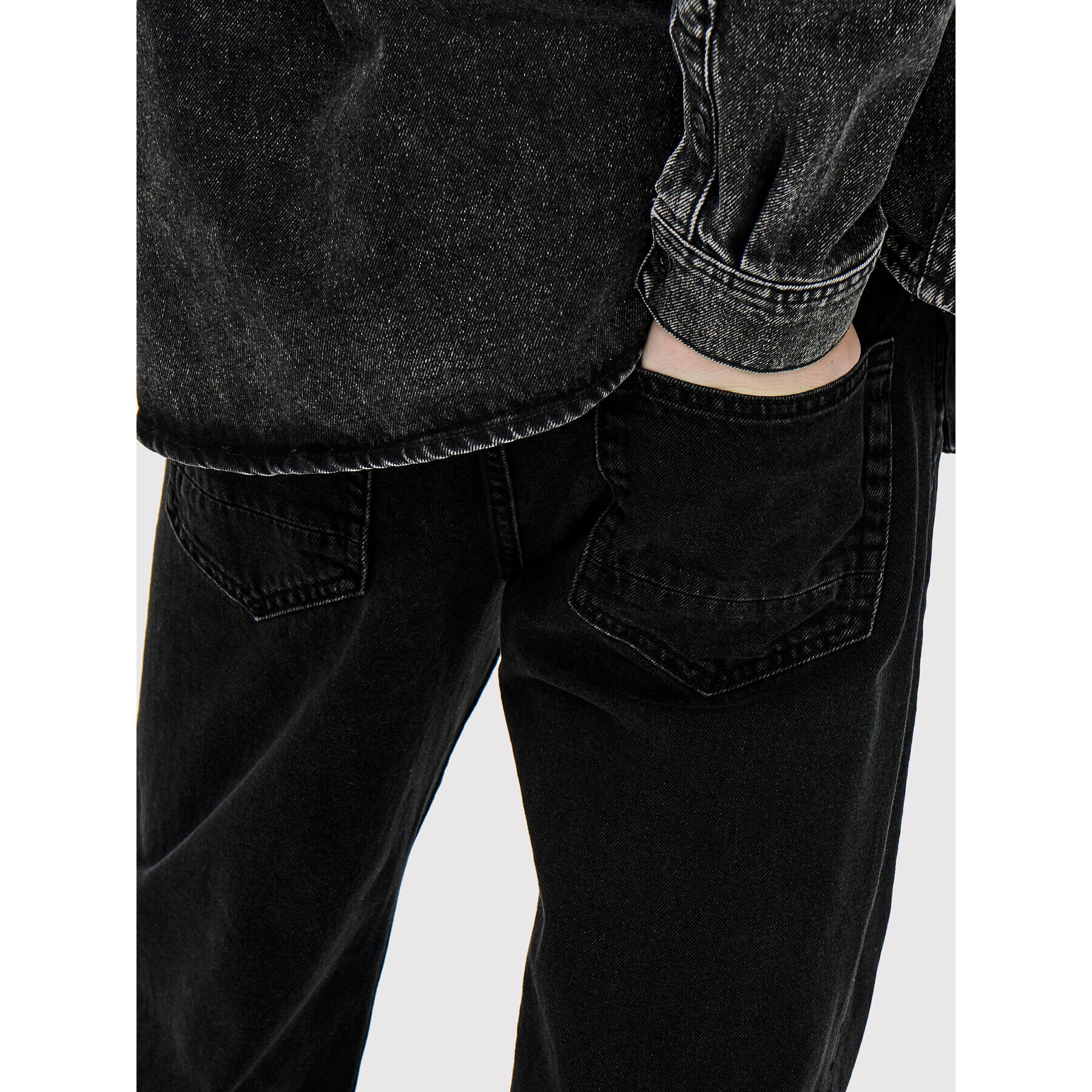 Only & Sons Дънки Edge 22022961 Черен Loose Fit - Pepit.bg