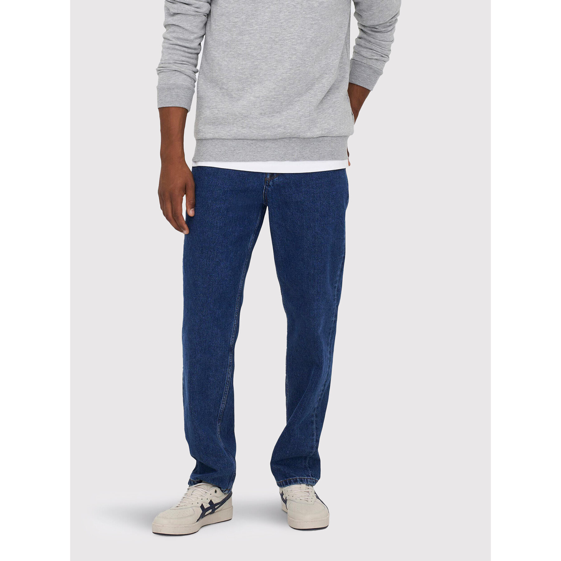 Only & Sons Дънки Edge 22023813 Тъмносин Loose Fit - Pepit.bg