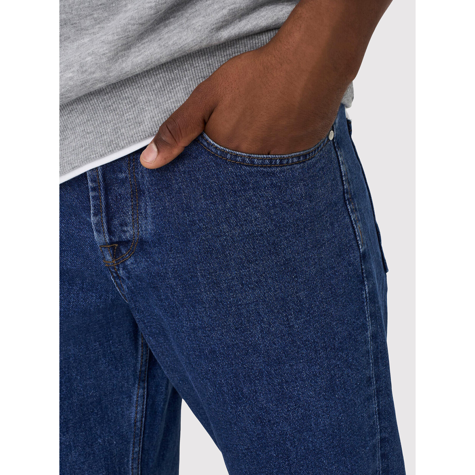 Only & Sons Дънки Edge 22023813 Тъмносин Loose Fit - Pepit.bg