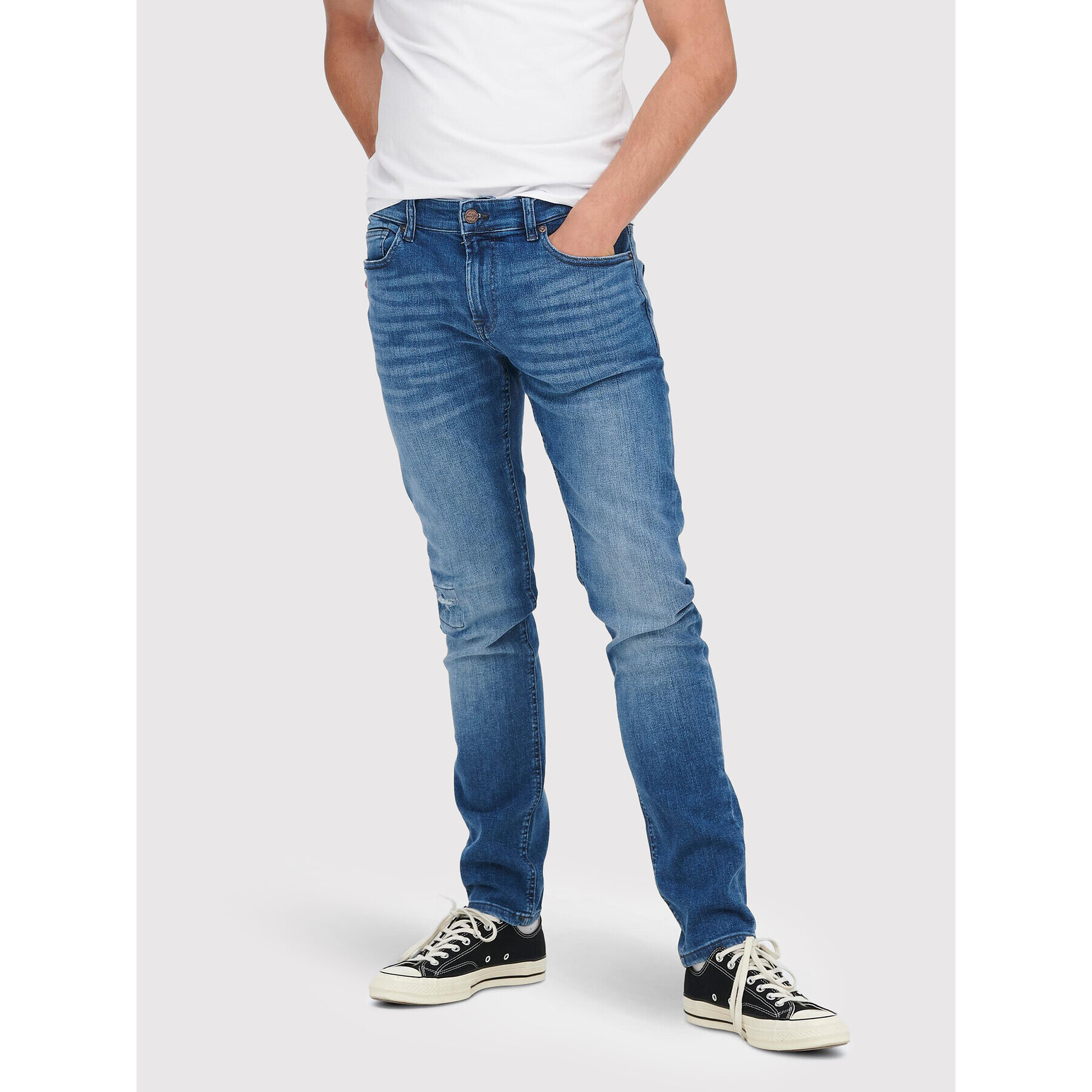 Only & Sons Дънки Loom 22021402 Син Slim Fit - Pepit.bg