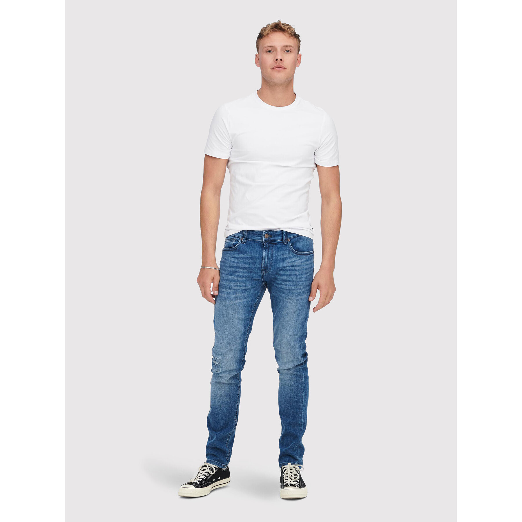 Only & Sons Дънки Loom 22021402 Син Slim Fit - Pepit.bg