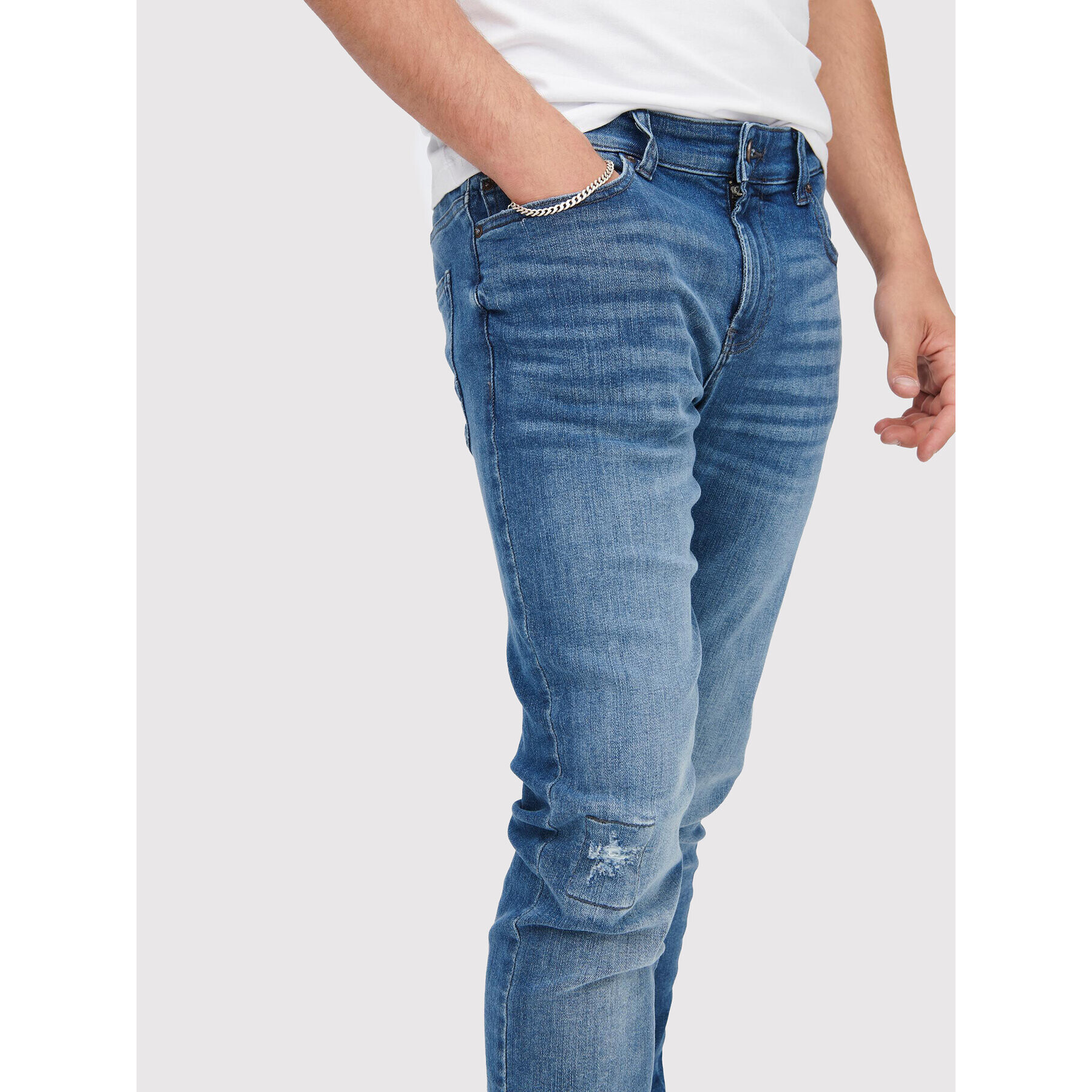 Only & Sons Дънки Loom 22021402 Син Slim Fit - Pepit.bg