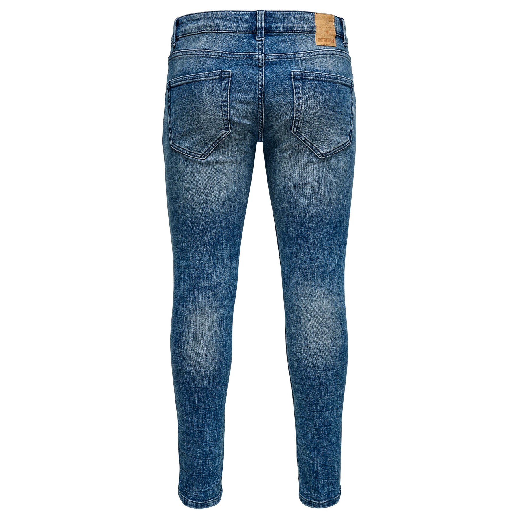 Only & Sons Дънки Warp 22013620 Тъмносин Skinny Fit - Pepit.bg