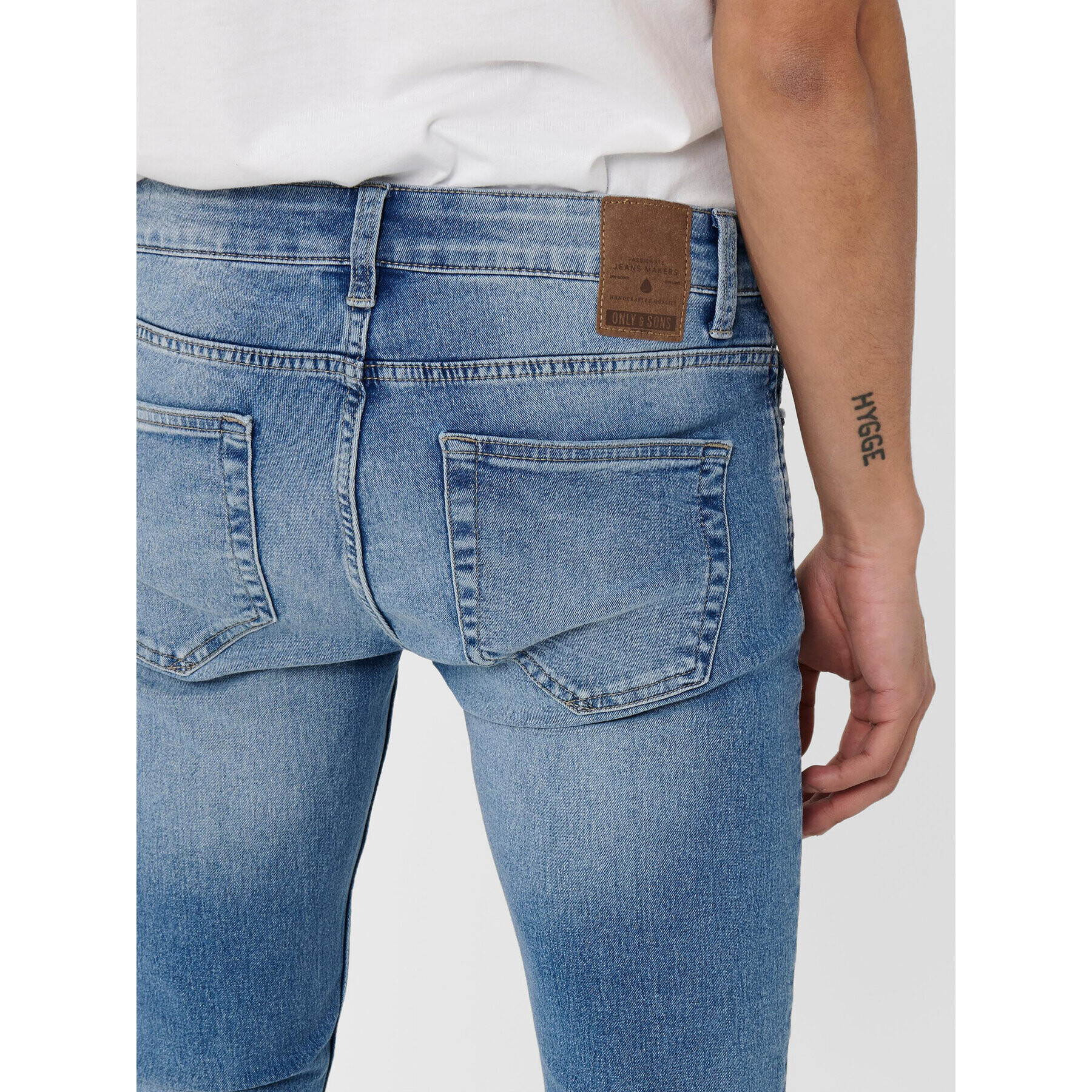 Only & Sons Дънки Warp 22018252 Син Skinny Fit - Pepit.bg