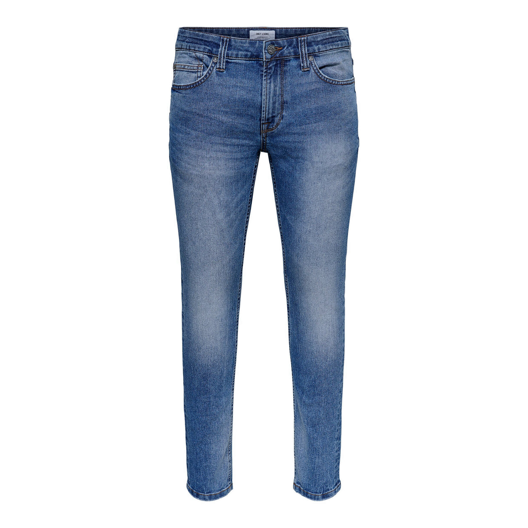Only & Sons Дънки Warp 22018256 Тъмносин Skinny Fit - Pepit.bg