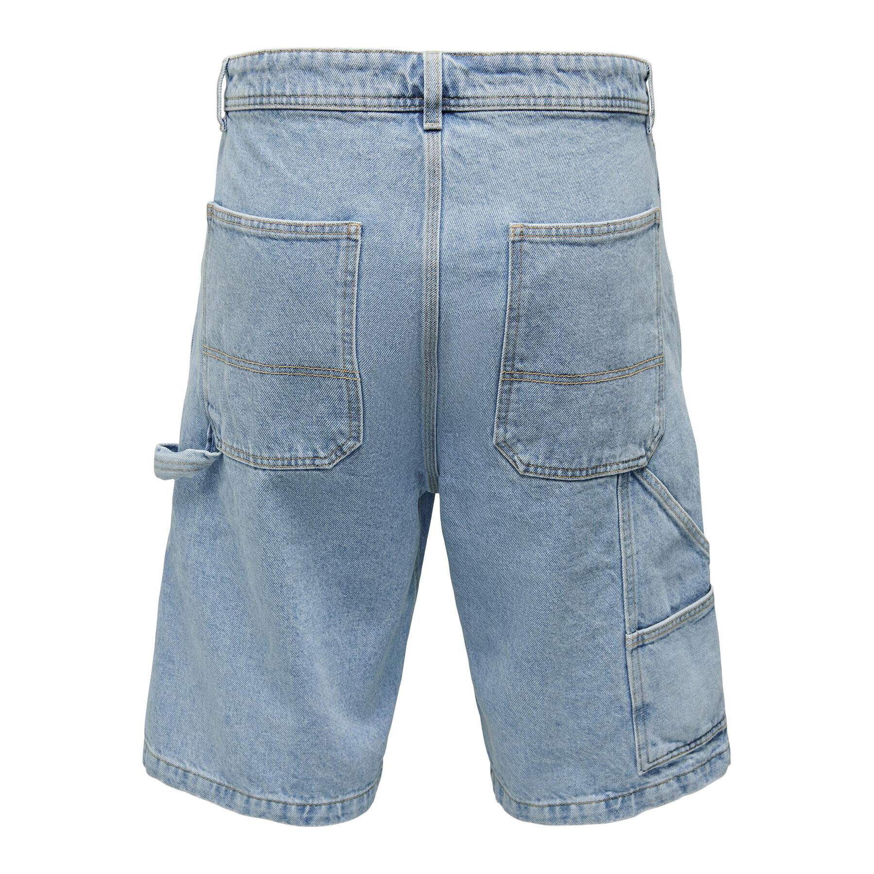 Only & Sons Дънкови шорти 22025863 Син Loose Fit - Pepit.bg