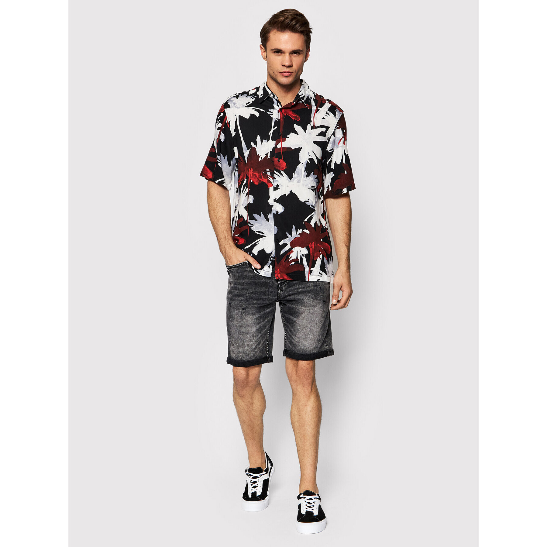 Only & Sons Дънкови шорти Avi 22020784 Сив Regular Fit - Pepit.bg