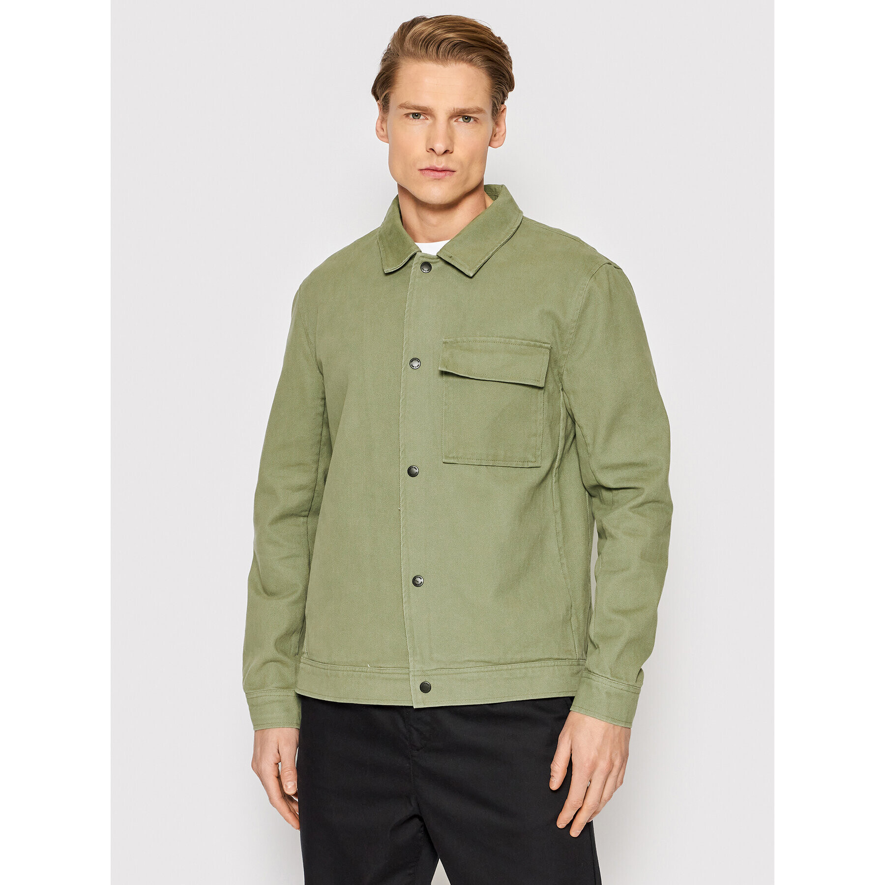 Only & Sons Дънково яке Hydra 22021512 Зелен Regular Fit - Pepit.bg