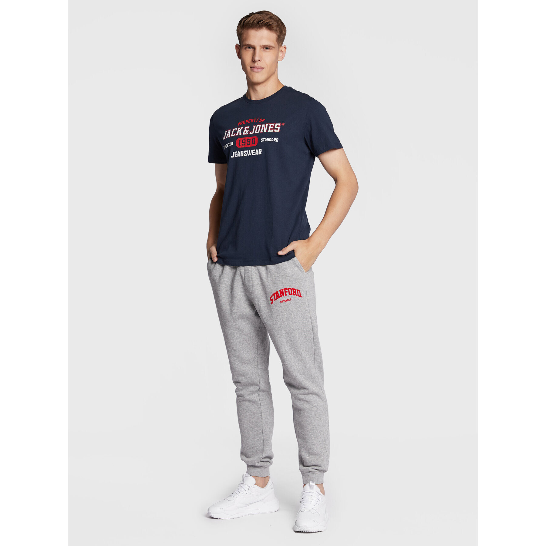 Only & Sons Долнище анцуг Tom 22023068 Сив Regular Fit - Pepit.bg