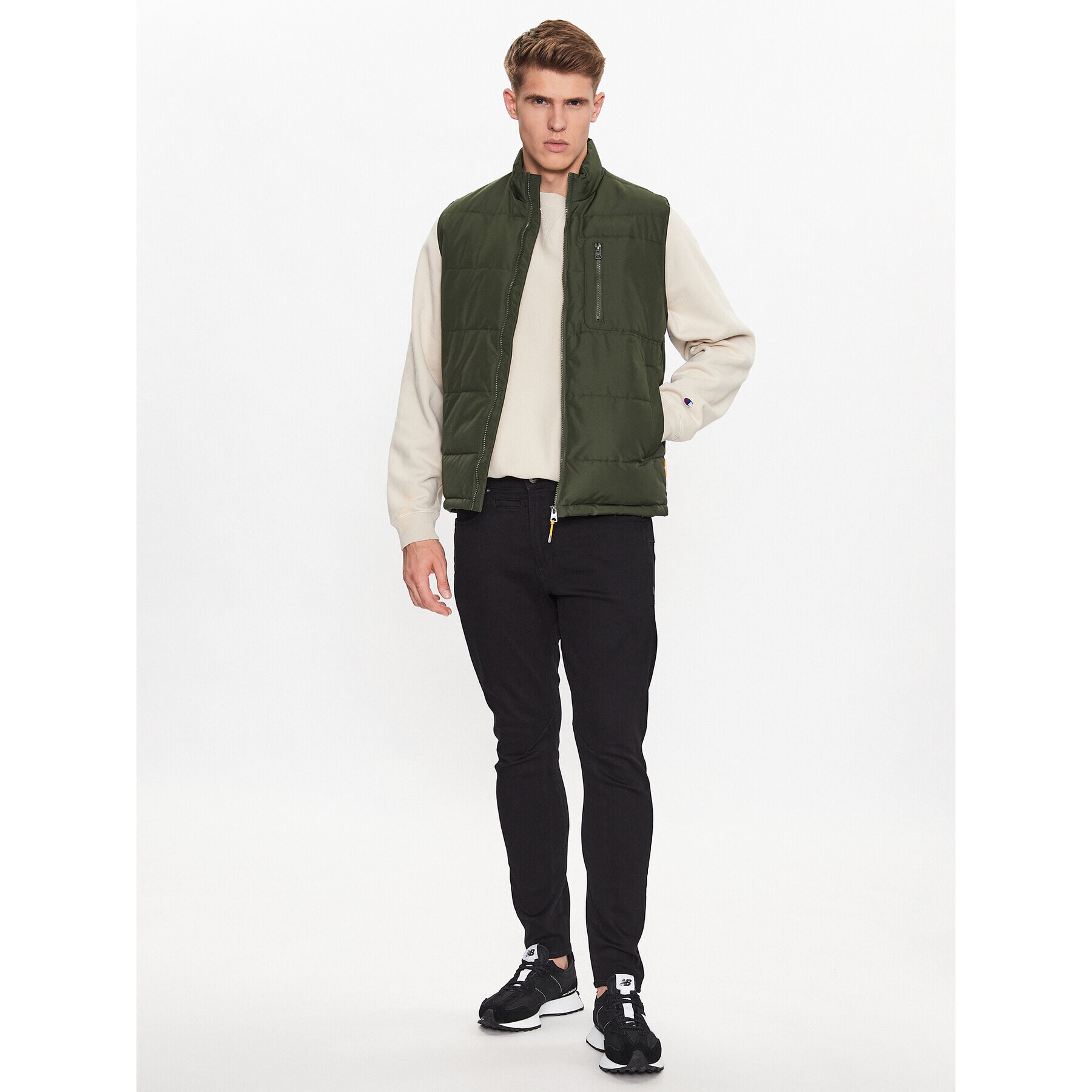 Only & Sons Елек 22024229 Зелен Regular Fit - Pepit.bg