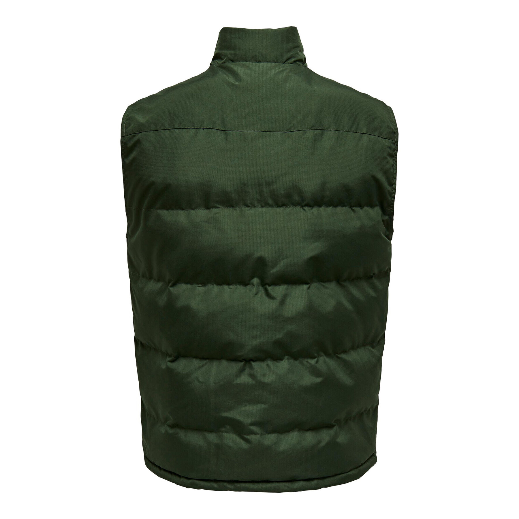 Only & Sons Елек 22024229 Зелен Regular Fit - Pepit.bg