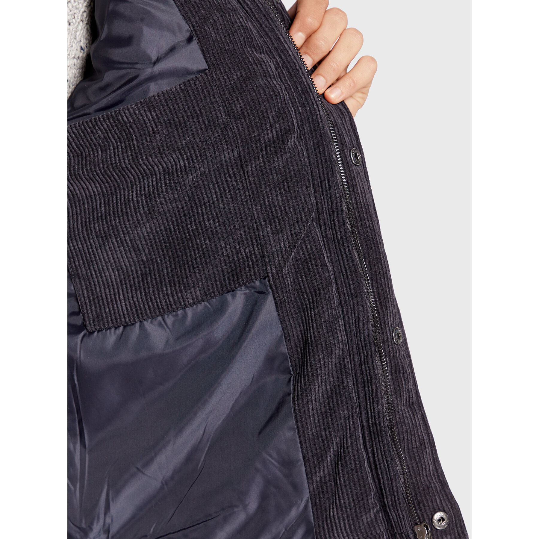 Only & Sons Елек Cash Corduroy 22022506 Сив Regular Fit - Pepit.bg