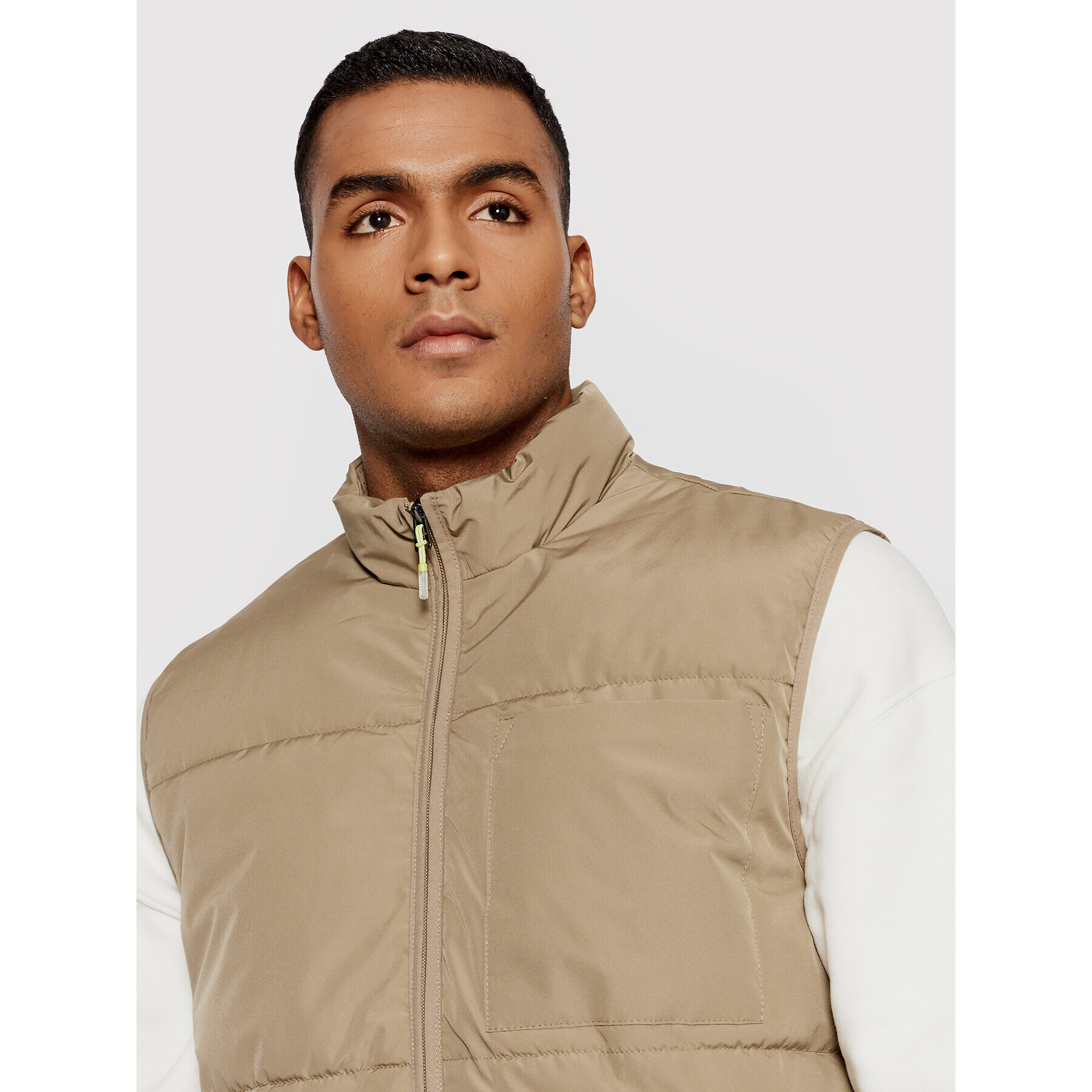 Only & Sons Елек Jeremy 22020390 Бежов Slim Fit - Pepit.bg