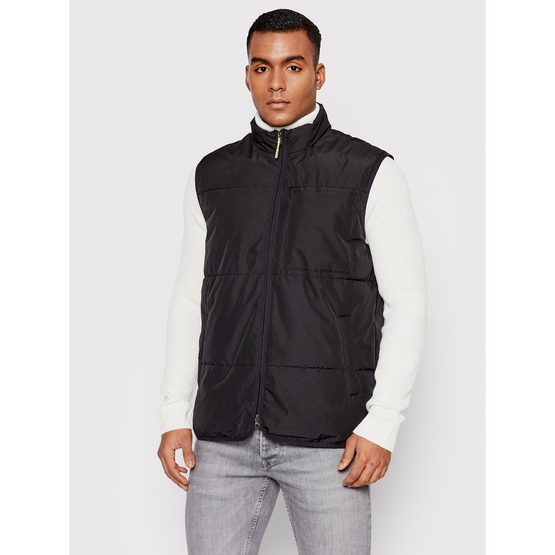Only & Sons Елек Jeremy 22020390 Черен Slim Fit - Pepit.bg