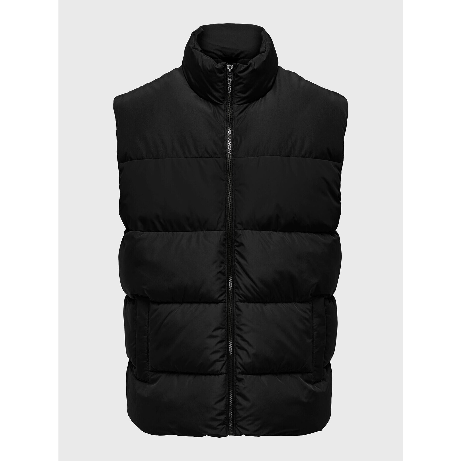 Only & Sons Елек Melvin 22022232 Черен Regular Fit - Pepit.bg