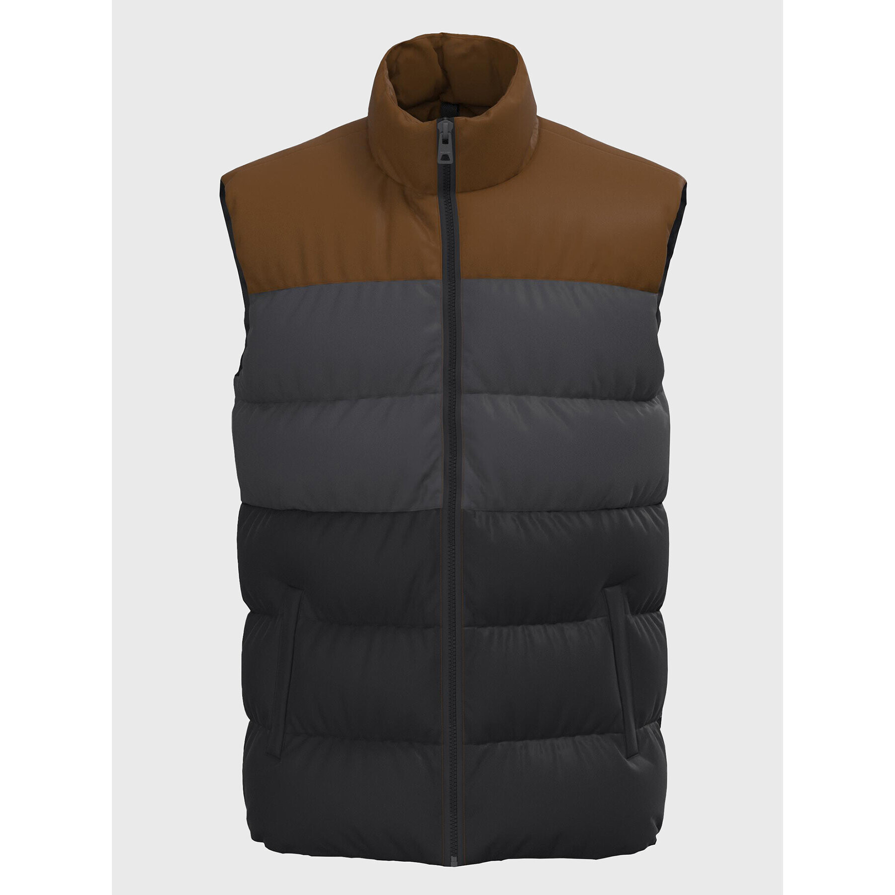 Only & Sons Елек Melvin 22022232 Сив Regular Fit - Pepit.bg