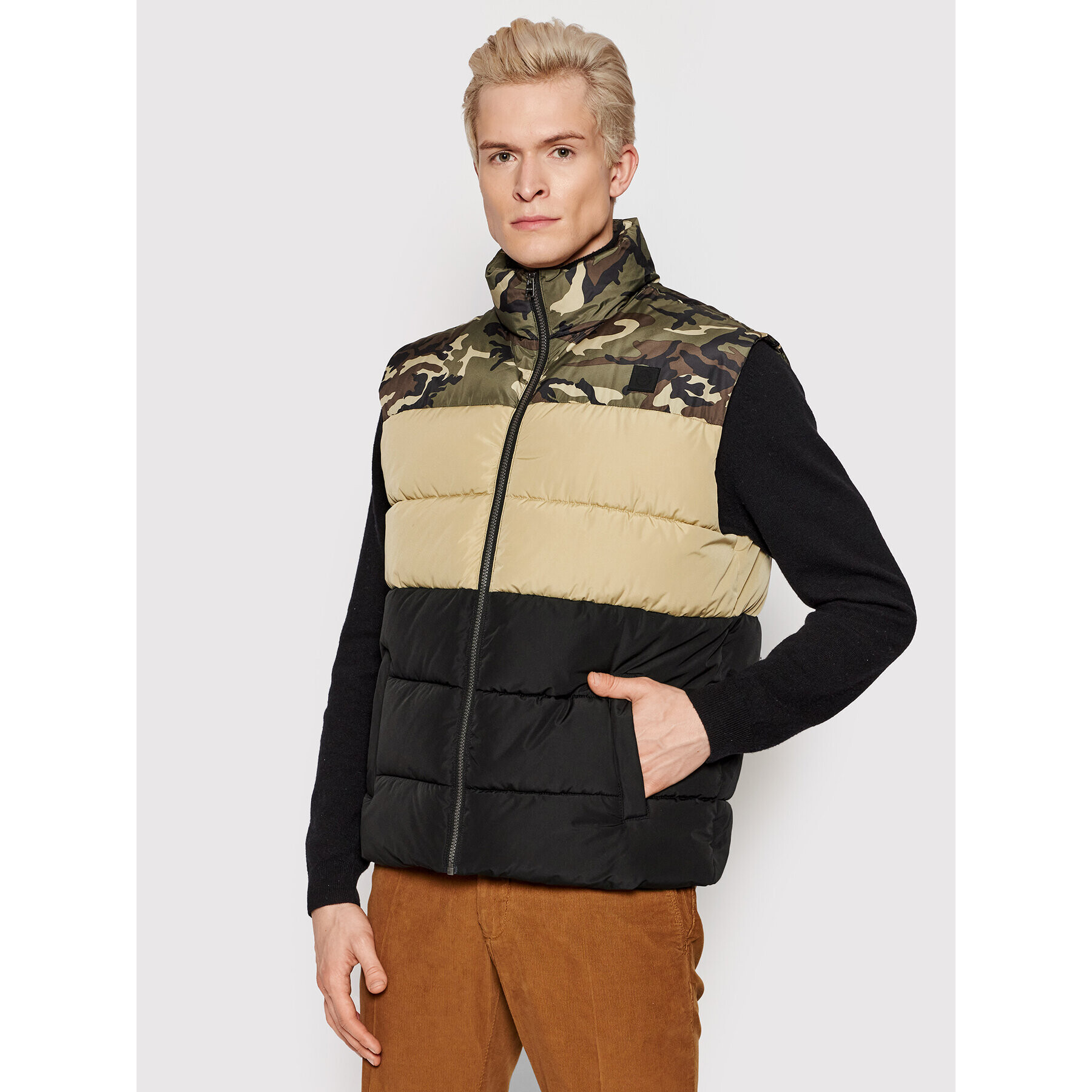 Only & Sons Елек Melvin 22022232 Зелен Regular Fit - Pepit.bg
