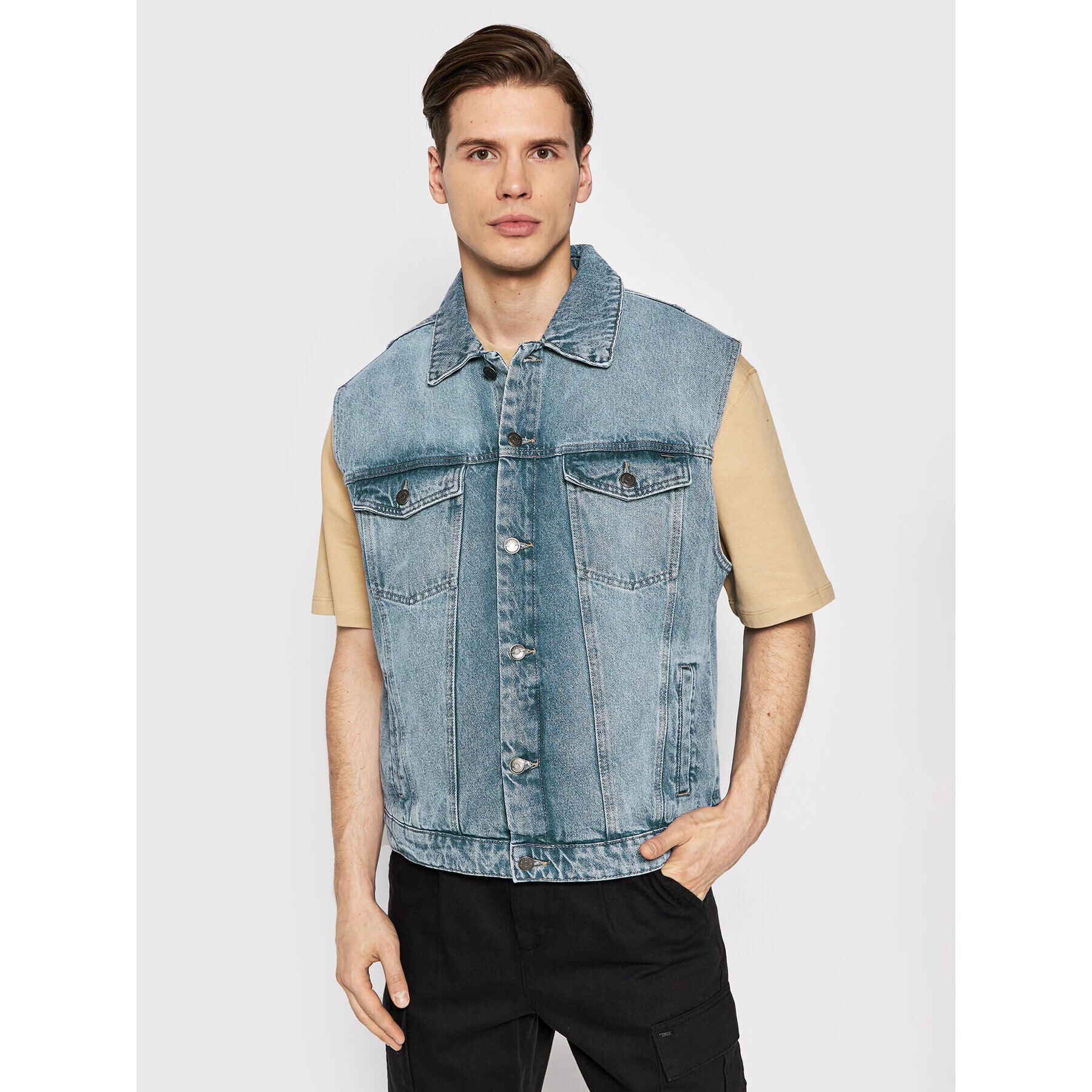 Only & Sons Елек Rick 22021990 Син Regular Fit - Pepit.bg