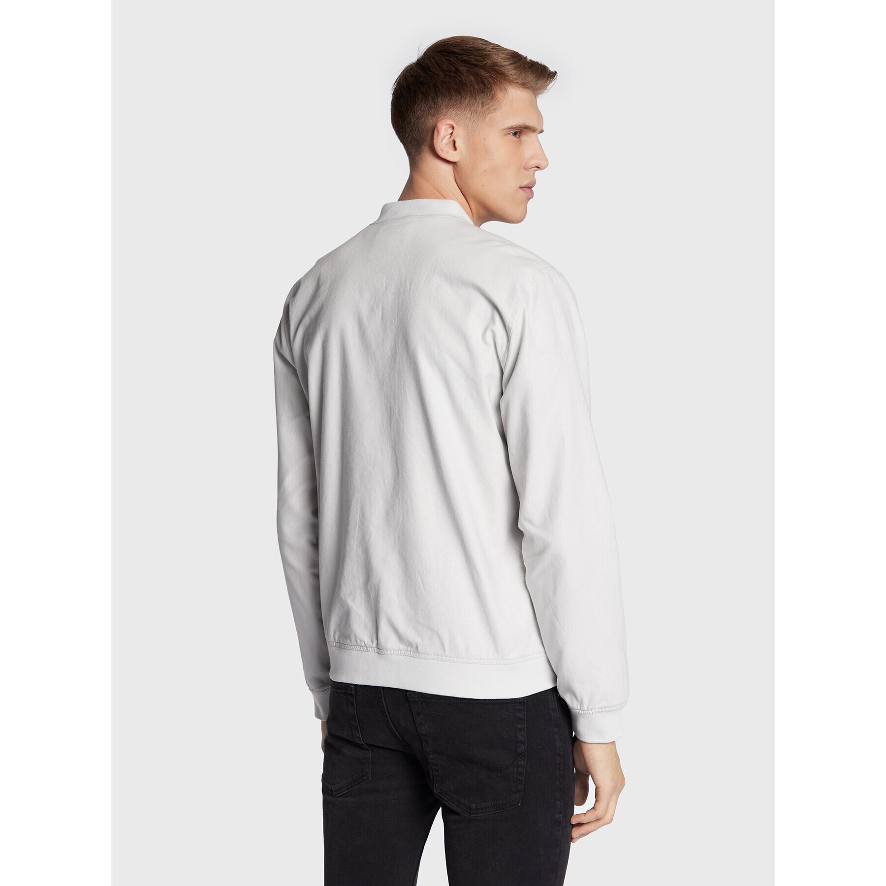Only & Sons Яке бомбър Oliver 22022087 Сив Regular Fit - Pepit.bg
