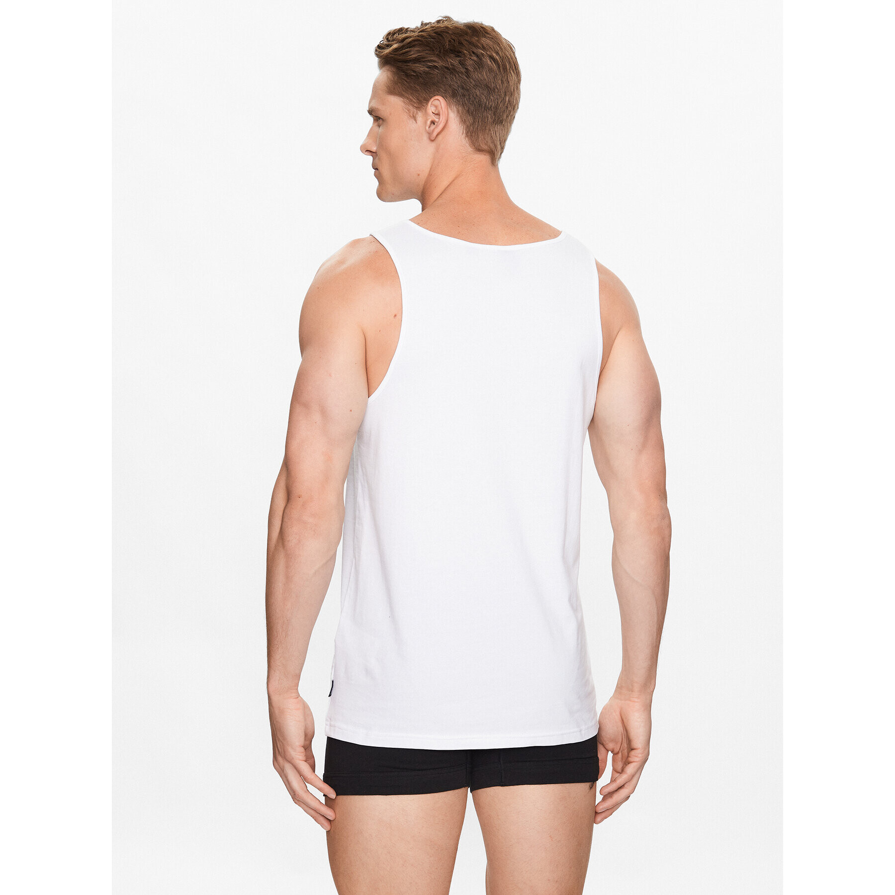 Only & Sons Комплект 2 блузи без ръкави Basic 22025682 Бял Slim Fit - Pepit.bg