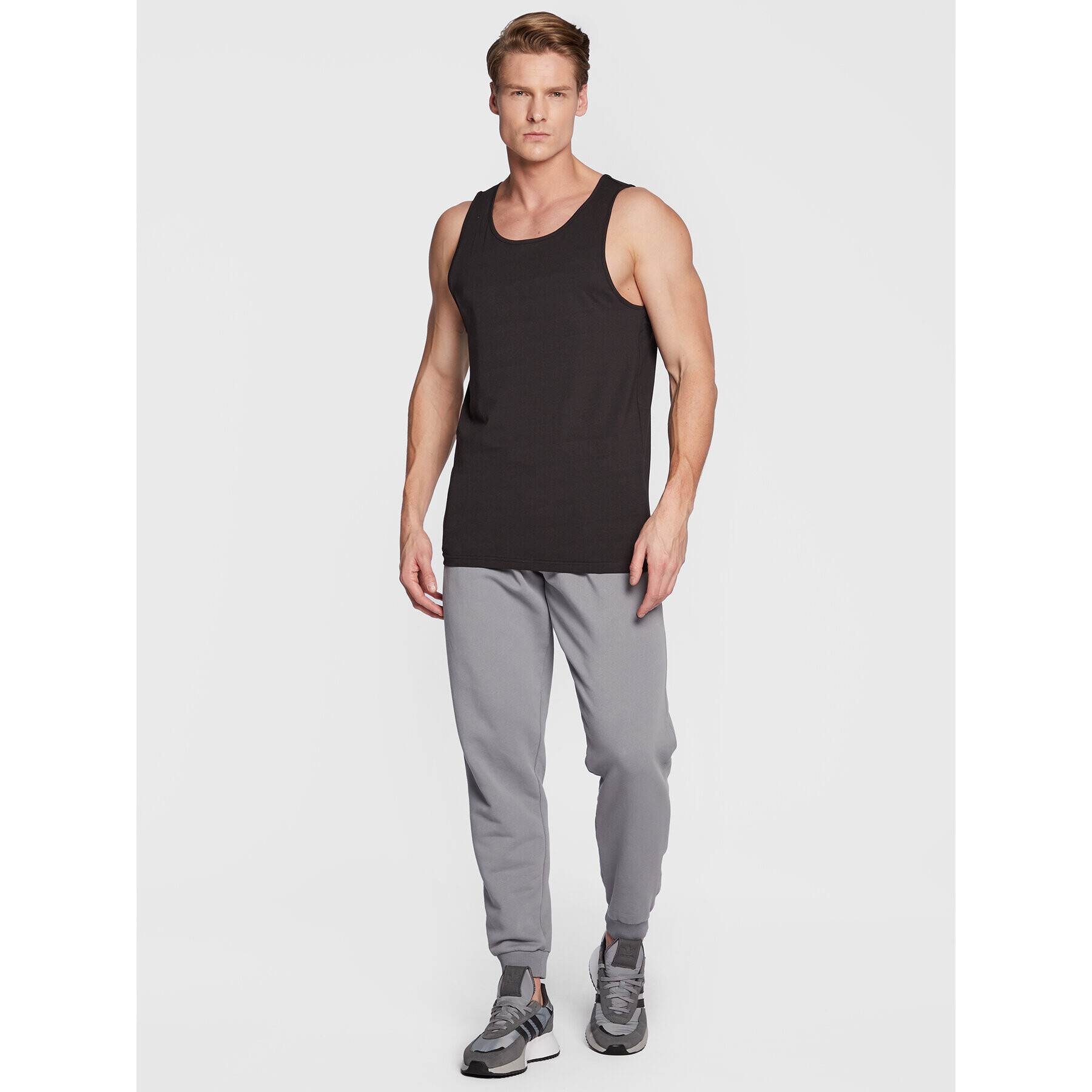 Only & Sons Комплект 2 блузи без ръкави Basic 22025682 Черен Slim Fit - Pepit.bg