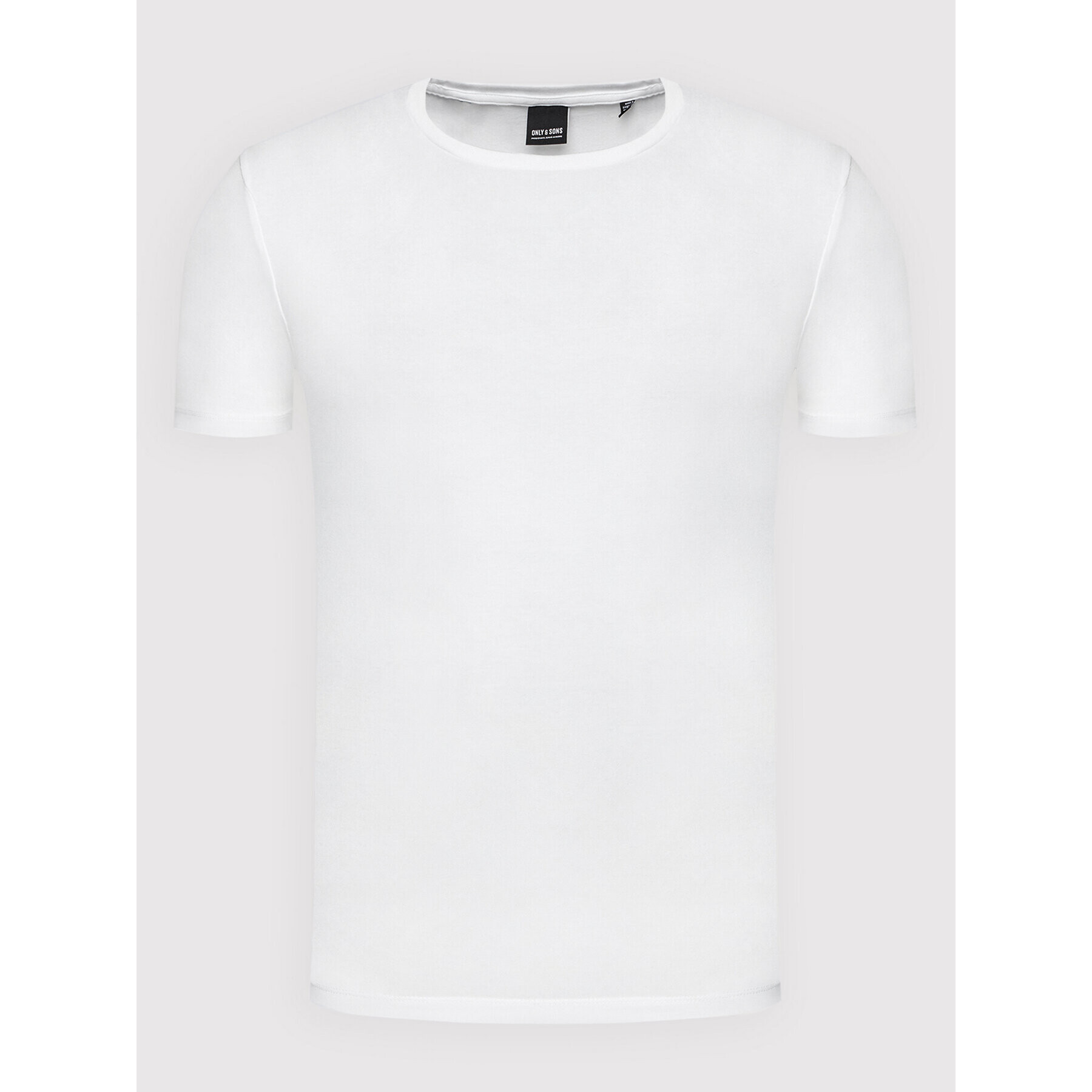 Only & Sons Комплект 2 тишъртки Basic 22021181 Бял Slim Fit - Pepit.bg