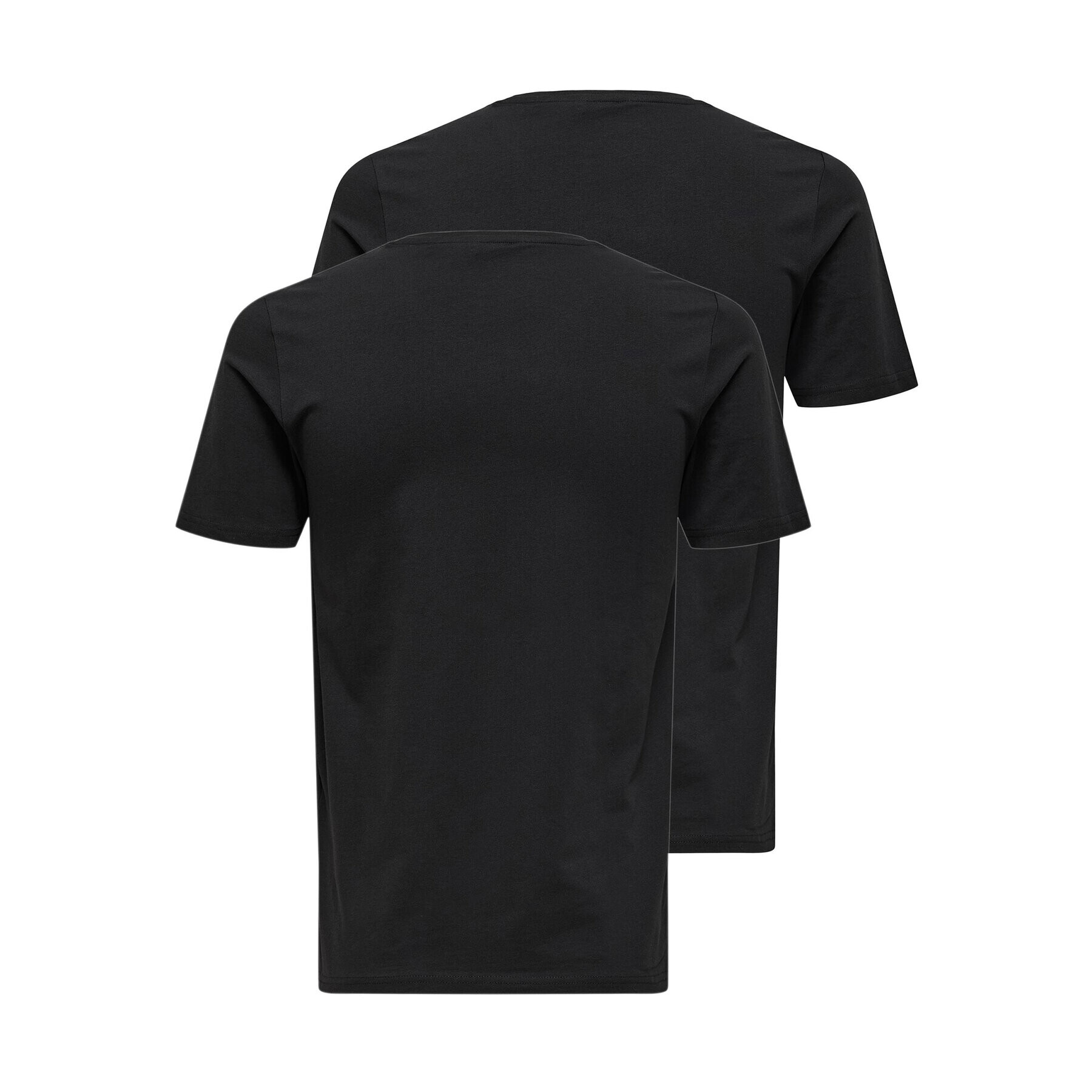 Only & Sons Комплект 2 тишъртки Basic 22021926 Черен Slim Fit - Pepit.bg