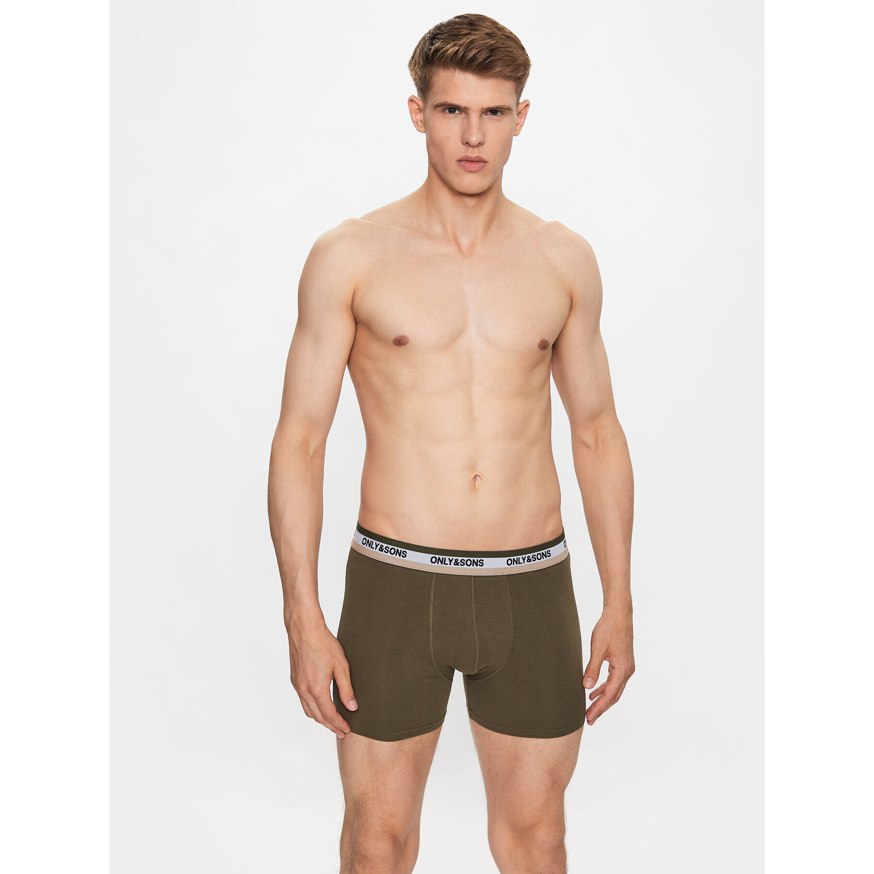 Only & Sons Комплект 3 чифта боксерки 22025197 Цветен - Pepit.bg