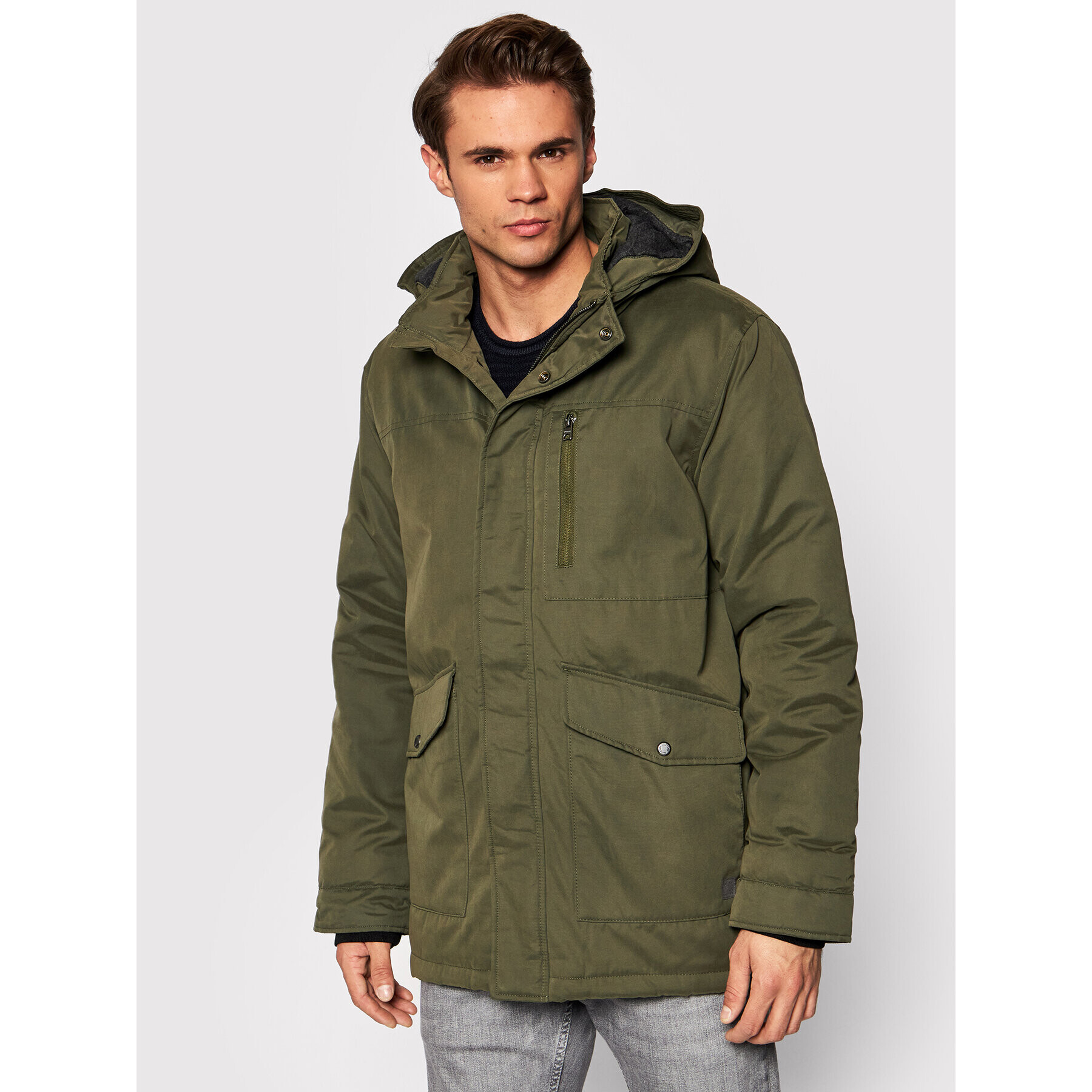 Only & Sons Парка Elliot 22019342 Зелен Regular Fit - Pepit.bg