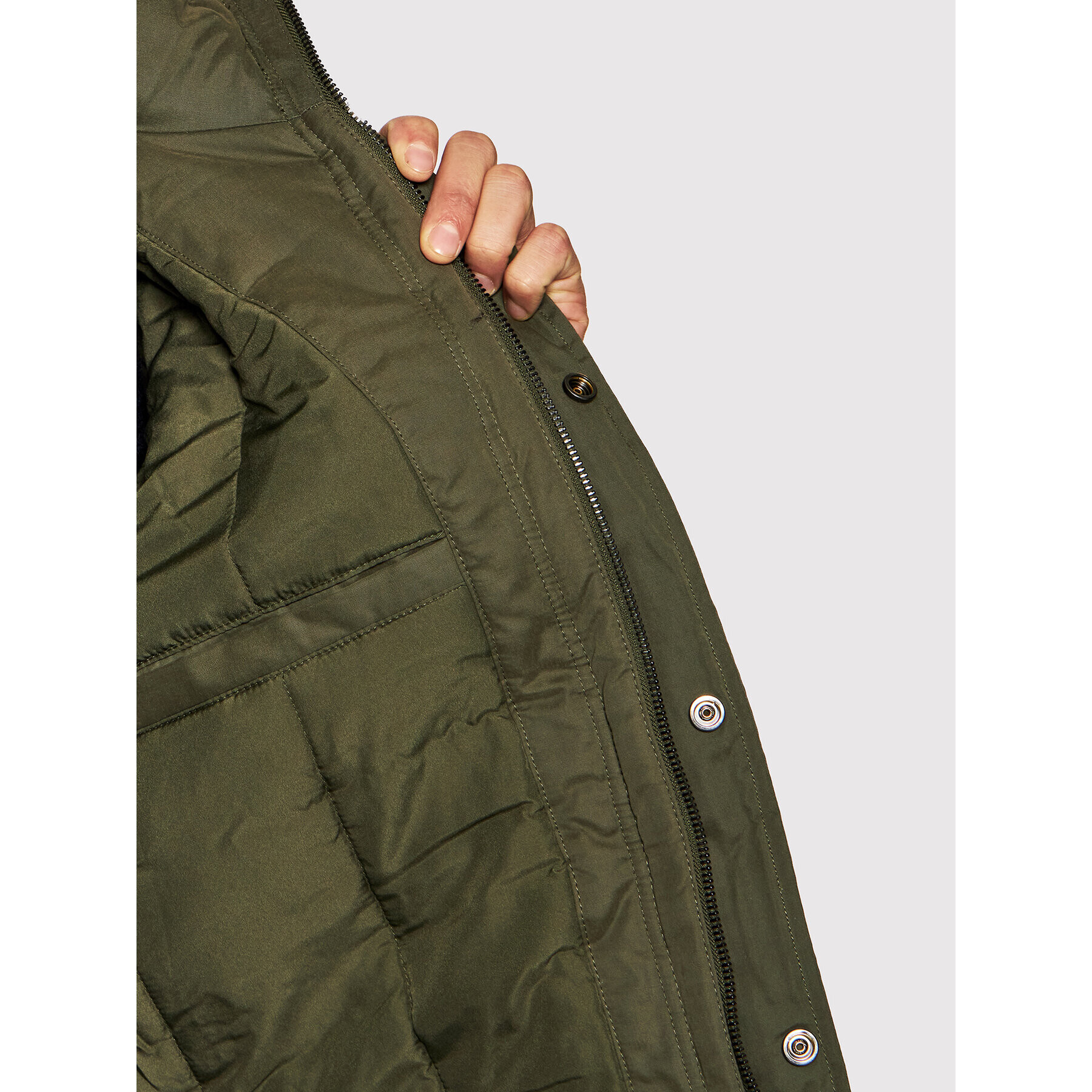 Only & Sons Парка Elliot 22019342 Зелен Regular Fit - Pepit.bg