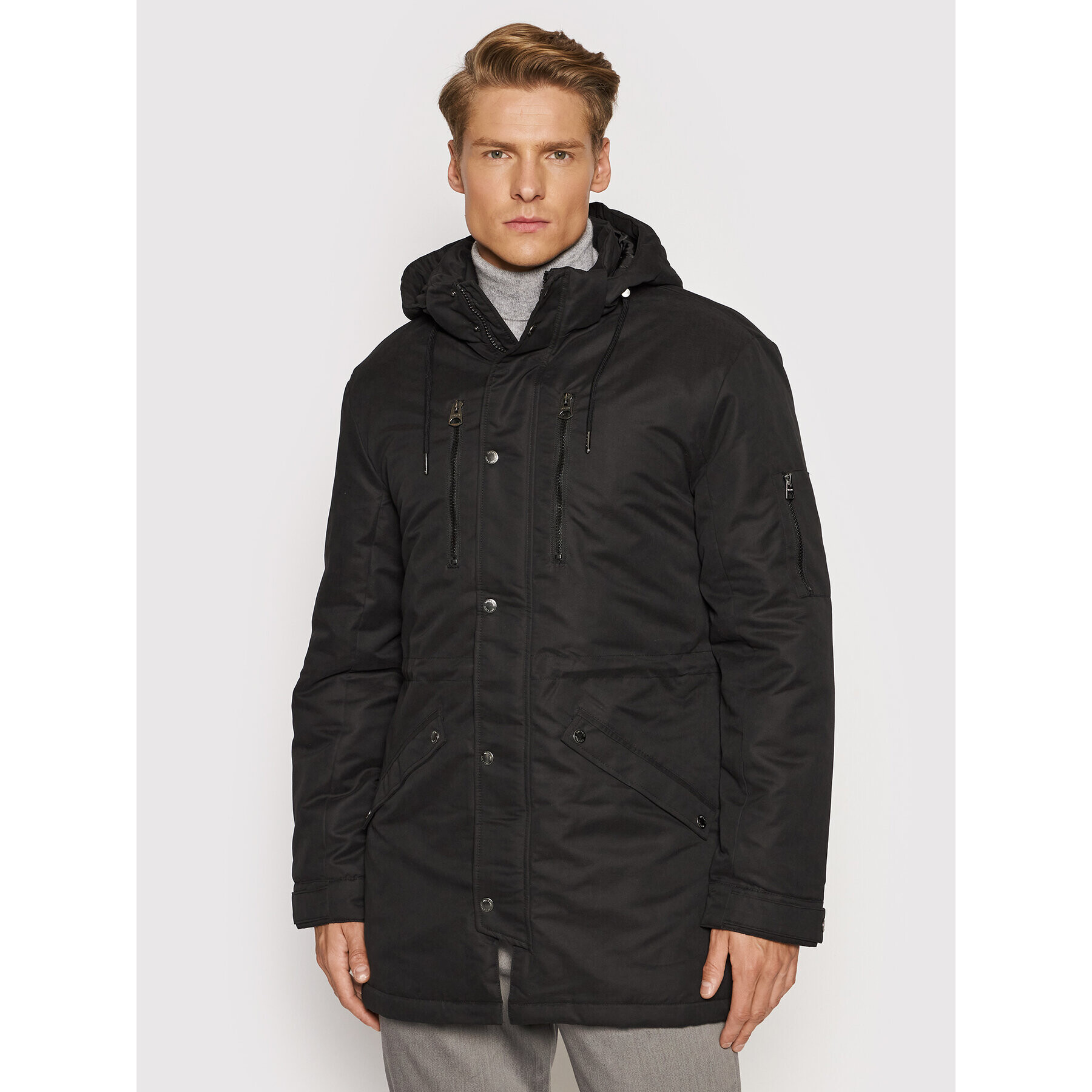 Only & Sons Парка Klaus 22019700 Черен Regular Fit - Pepit.bg