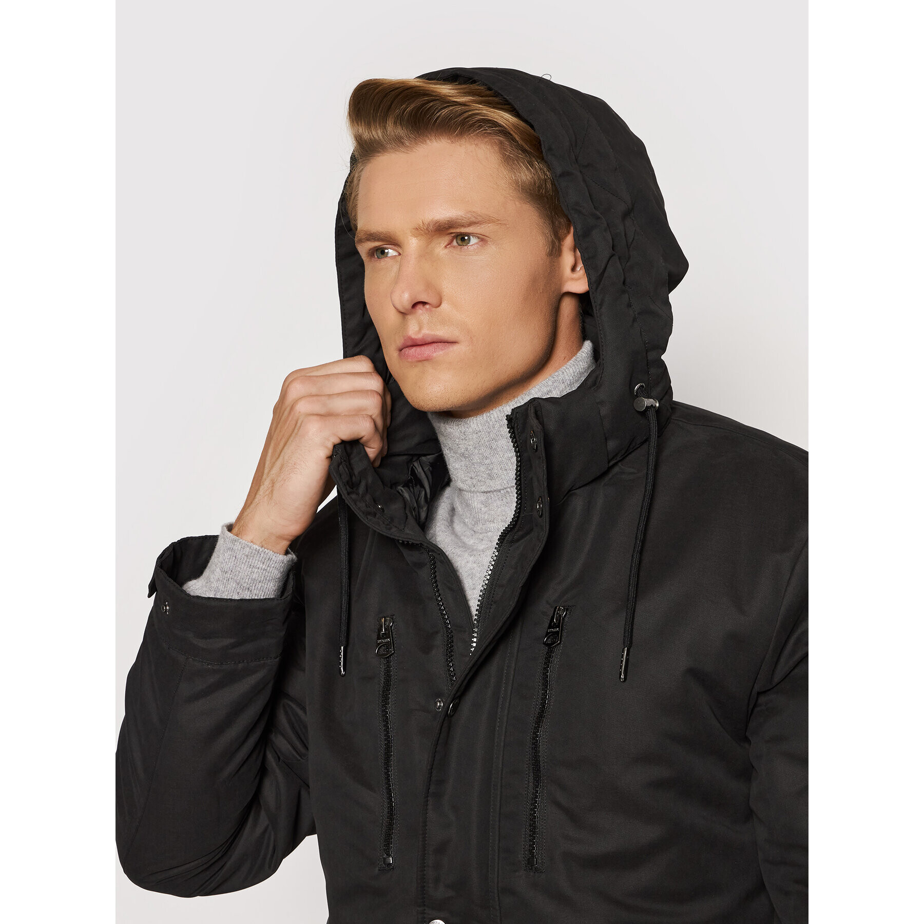Only & Sons Парка Klaus 22019700 Черен Regular Fit - Pepit.bg