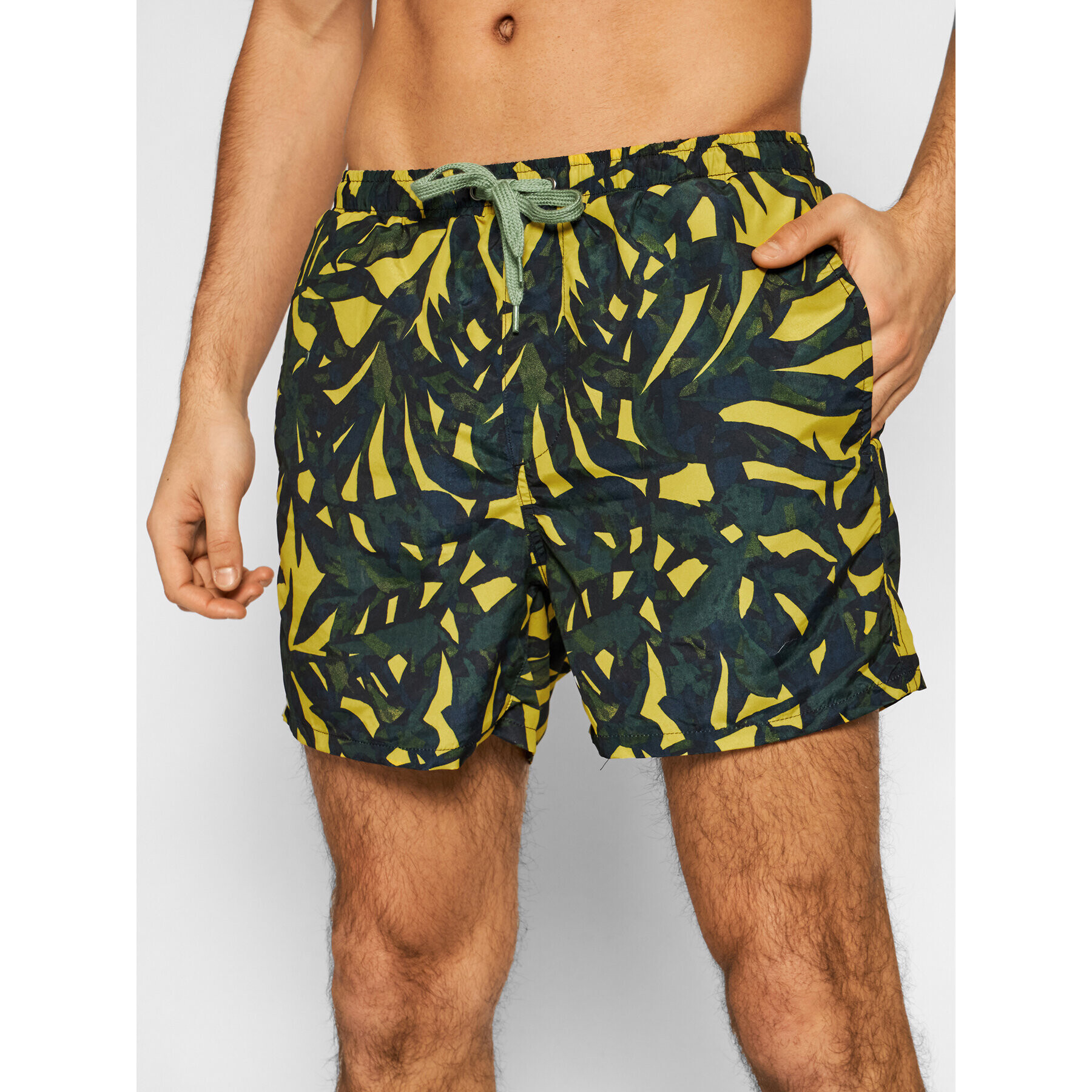 Only & Sons Плувни шорти Ted 22019094 Зелен Regular Fit - Pepit.bg
