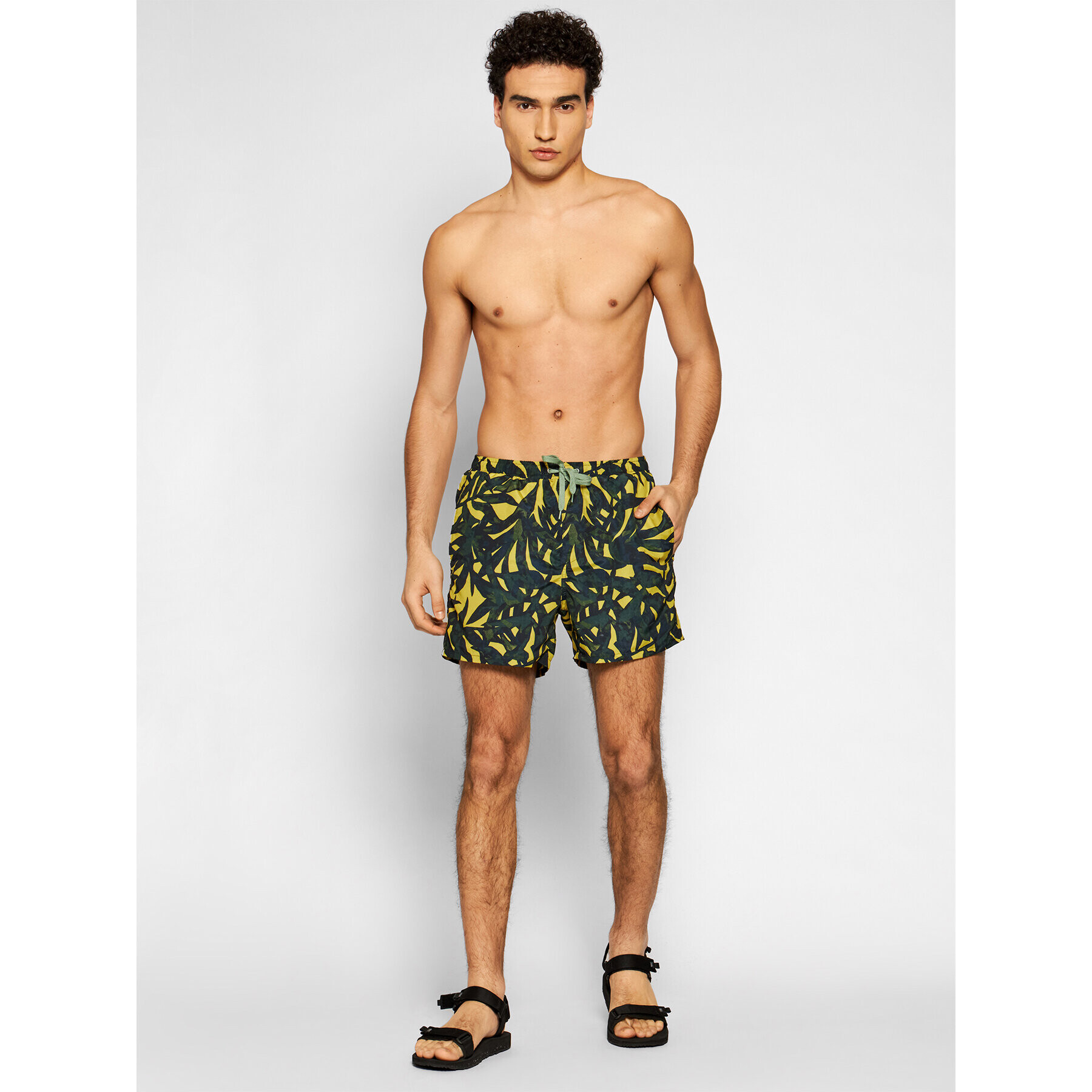Only & Sons Плувни шорти Ted 22019094 Зелен Regular Fit - Pepit.bg