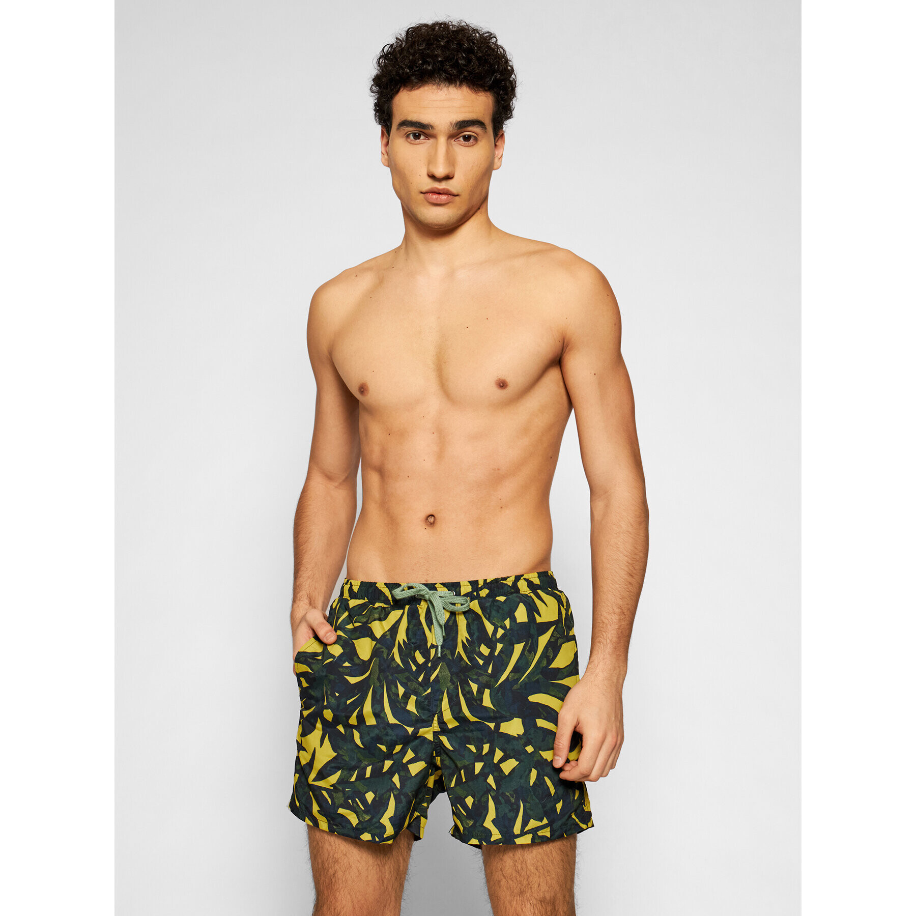 Only & Sons Плувни шорти Ted 22019094 Зелен Regular Fit - Pepit.bg