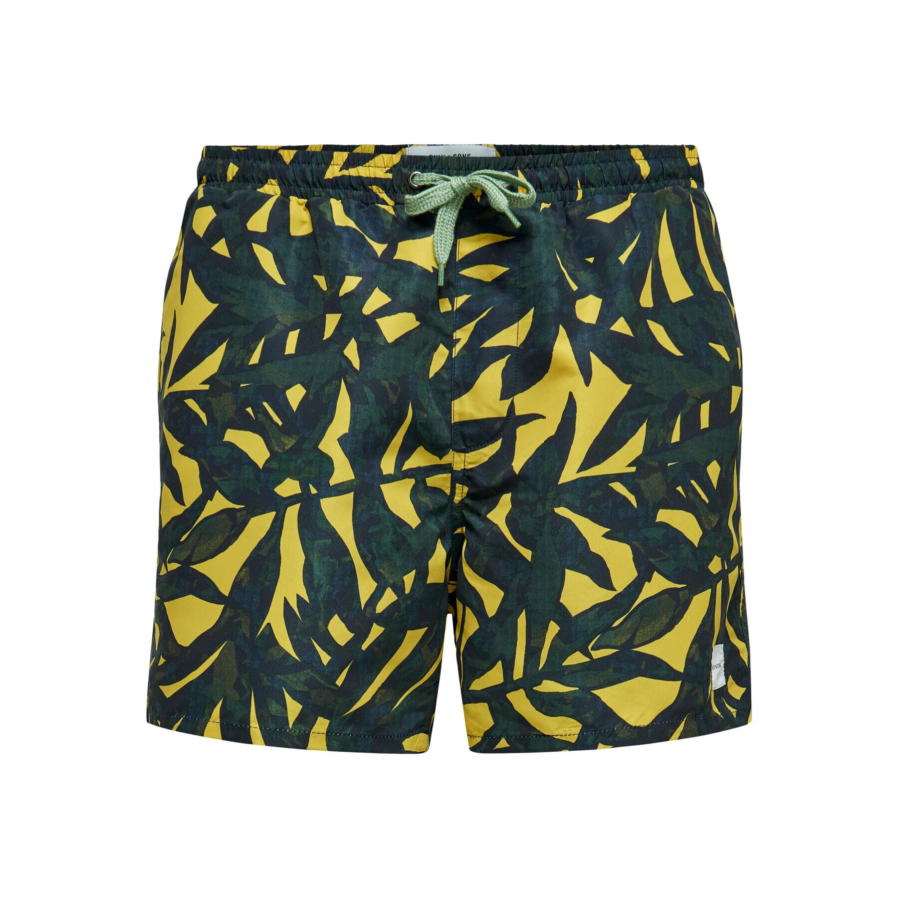 Only & Sons Плувни шорти Ted 22019094 Зелен Regular Fit - Pepit.bg
